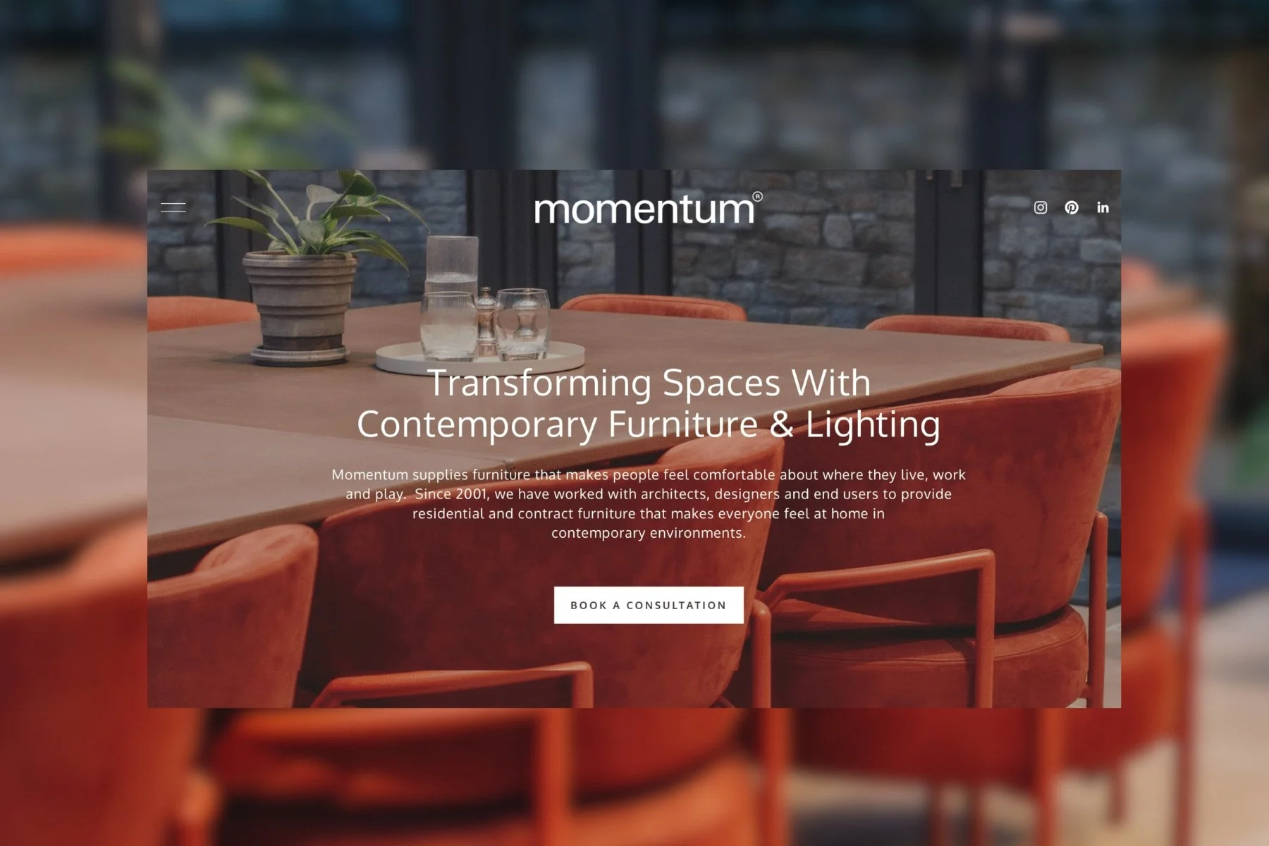Migrating and modernising this established furniture procurement company's website