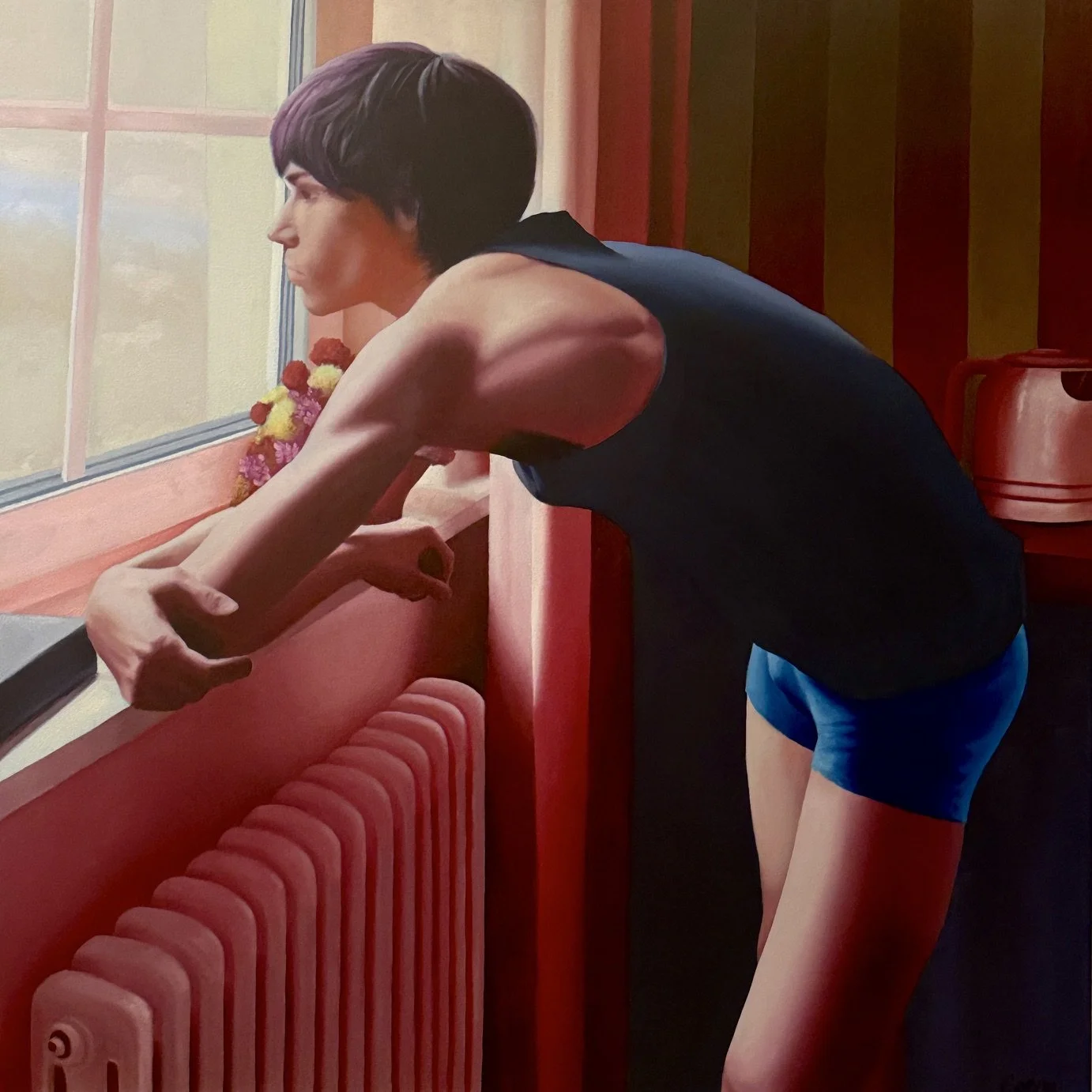 Watching for Nothing  40"x 40"