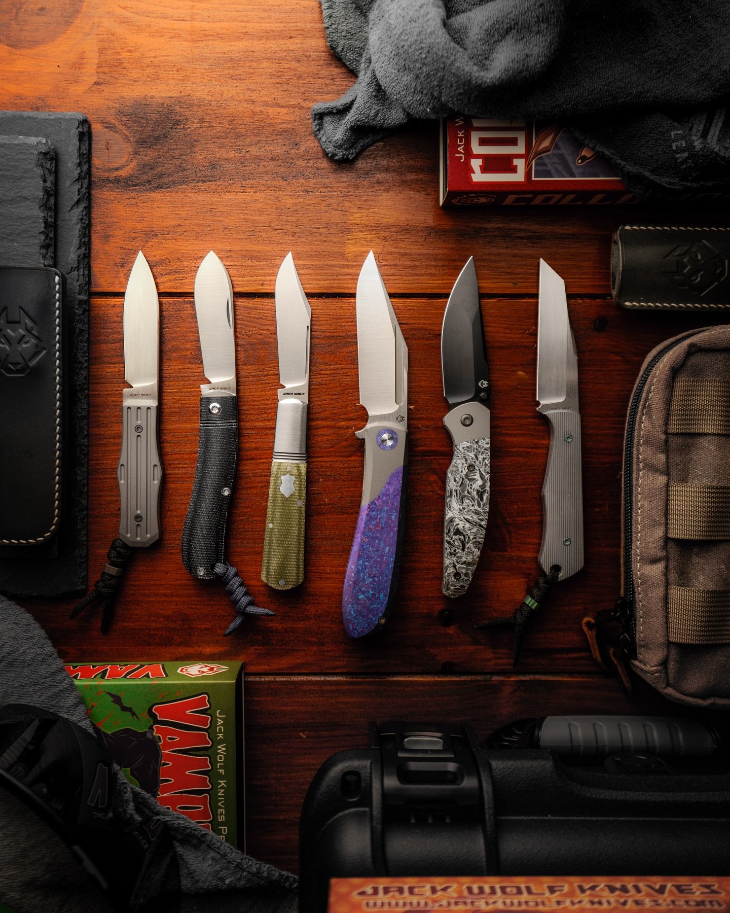 I know we&rsquo;re still in November, but 2025 is almost wrapped and @jackwolfknives absolutely fed us fire all year.
Here&rsquo;s a family shot so far. Still missing a couple, but this lineup is already insane.
Which ones did you manage to grab? 

L