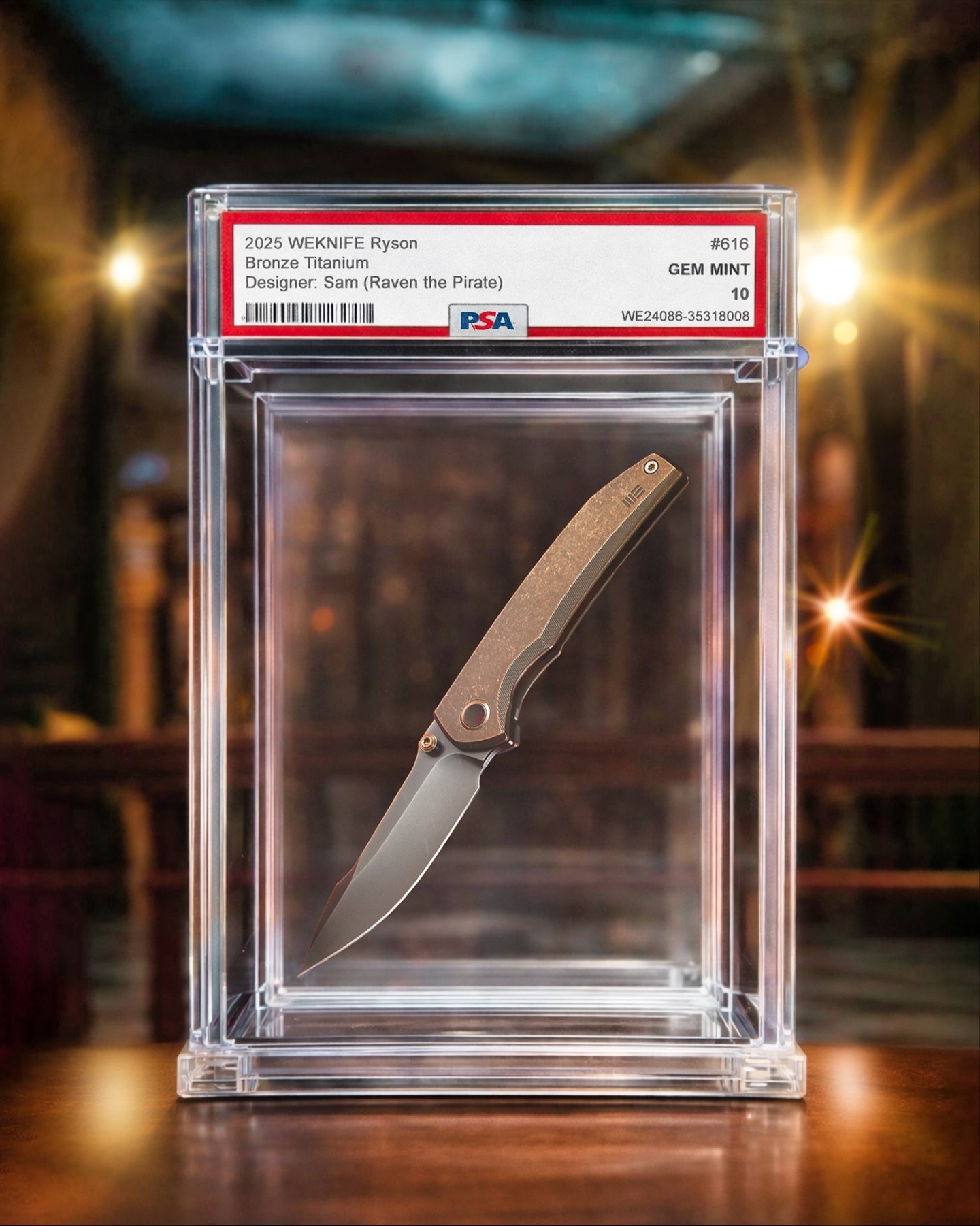 With everyone grading Pok&eacute;mon, One Piece, and Yu Gi Oh cards, it makes me wonder when the first person is grading a favorite EDC carry. 
.
Scratches, patina, pocket time, all documented and slabbed. Curious who will be the first to take that i