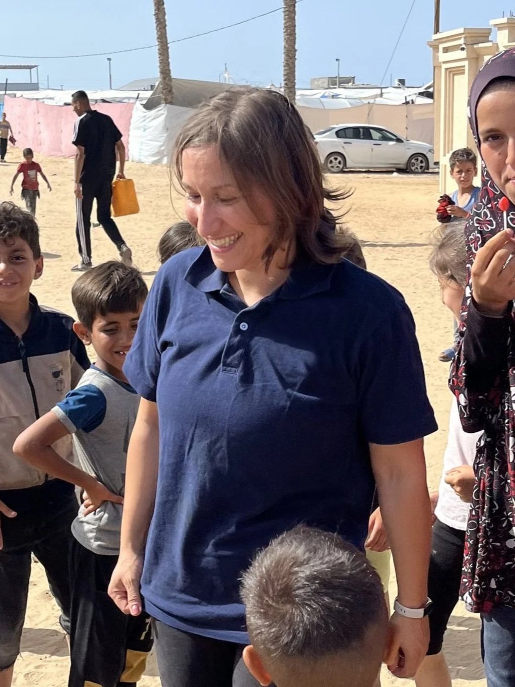 Yasmina during an emergency deployment in 2024