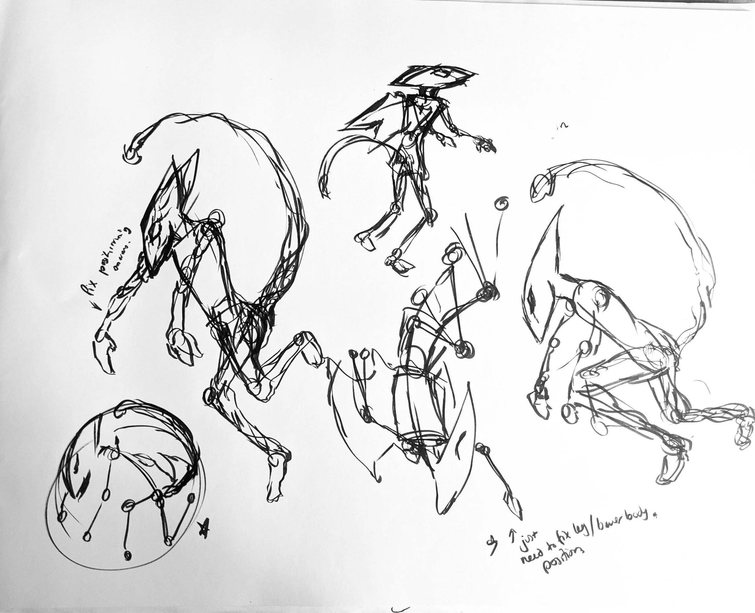 [Smudgyink] Sketches: Panels 6-8, Narrator