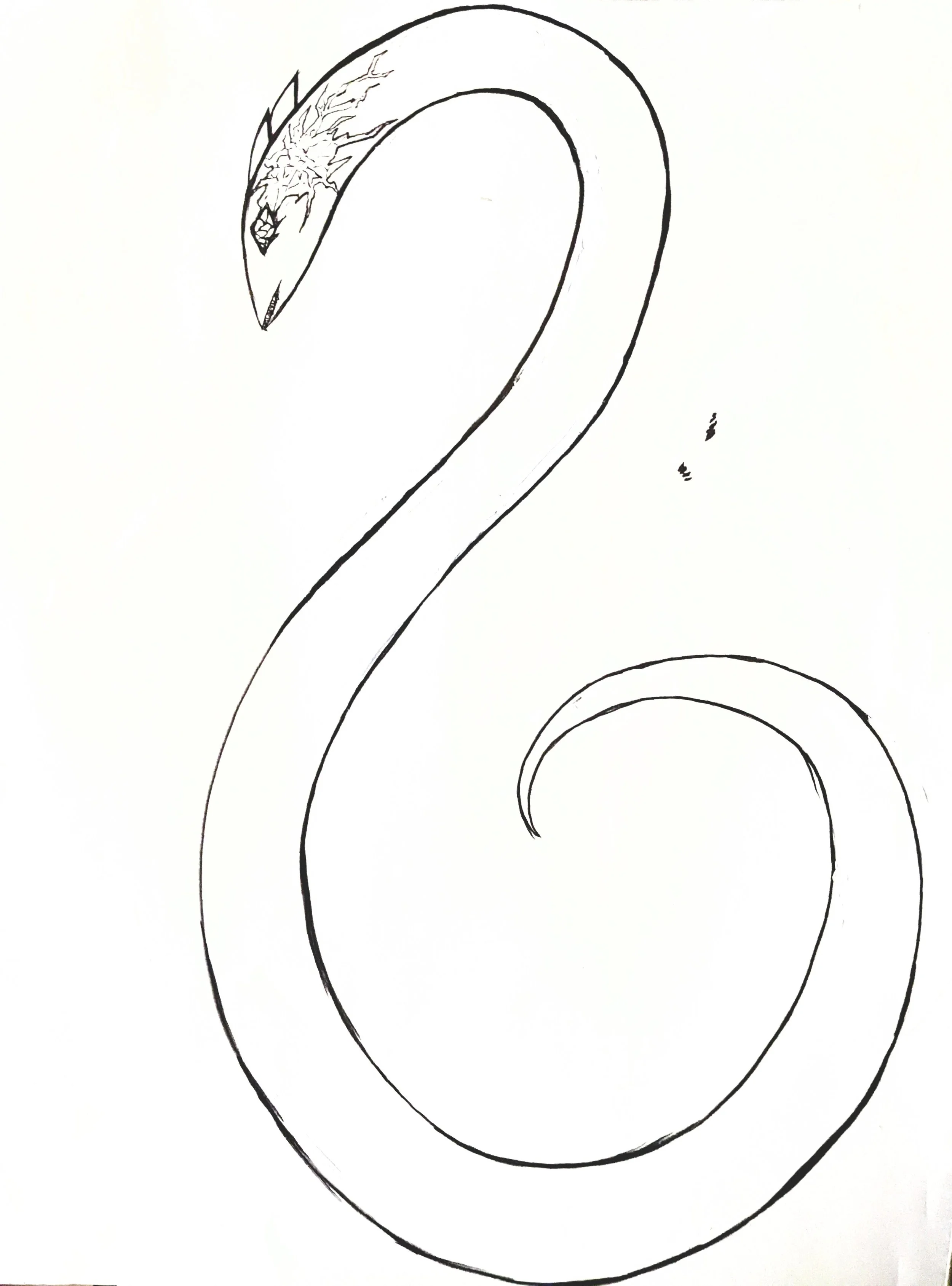 [Smudgyink] Lines: Panel 8, Nessie (unfinished)