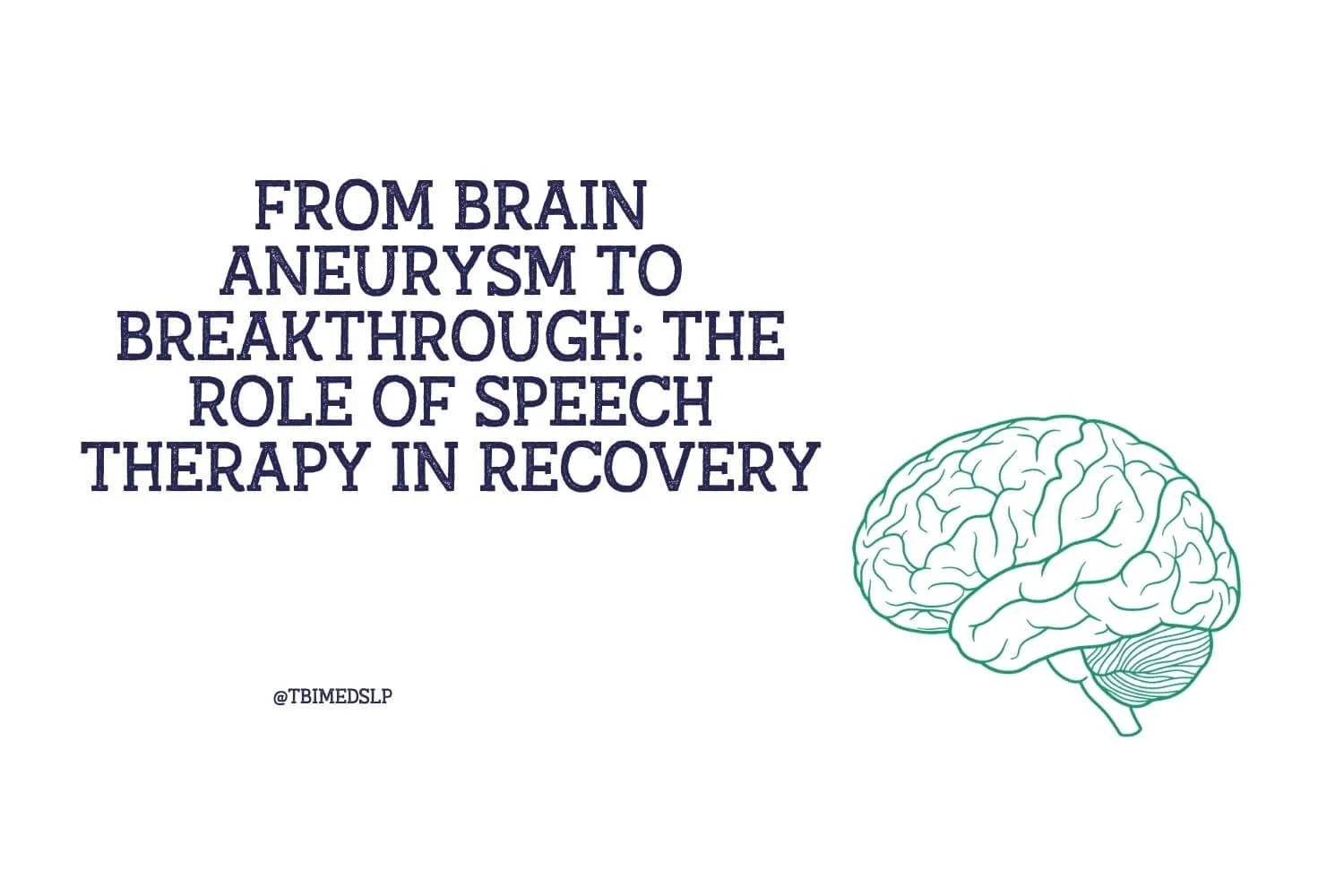 From Brain Aneurysm to Breakthrough: The Role of Speech Therapy in Recovery