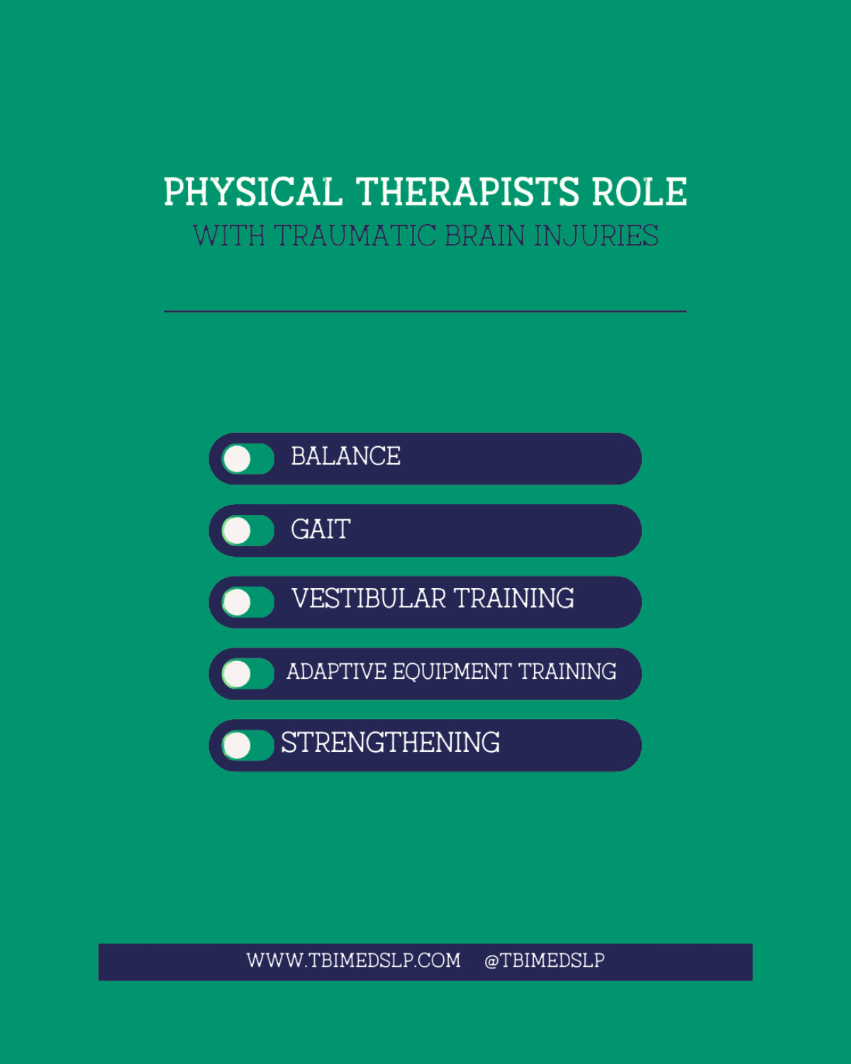 role of physical therapy traumatic brain injury rehabilitation