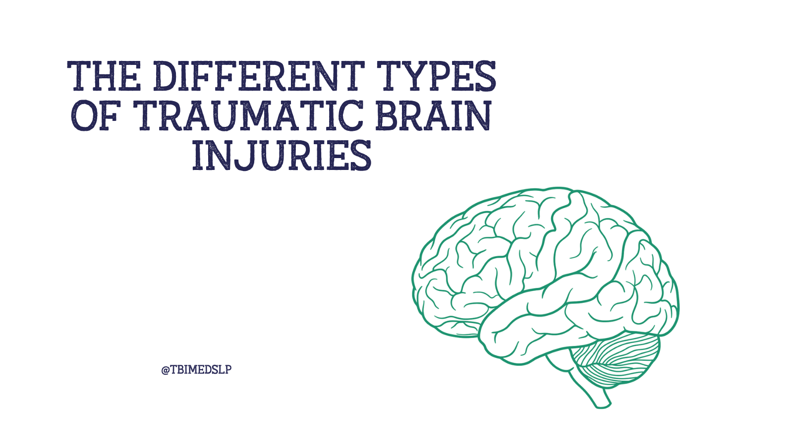 types of traumatic brain injuries
