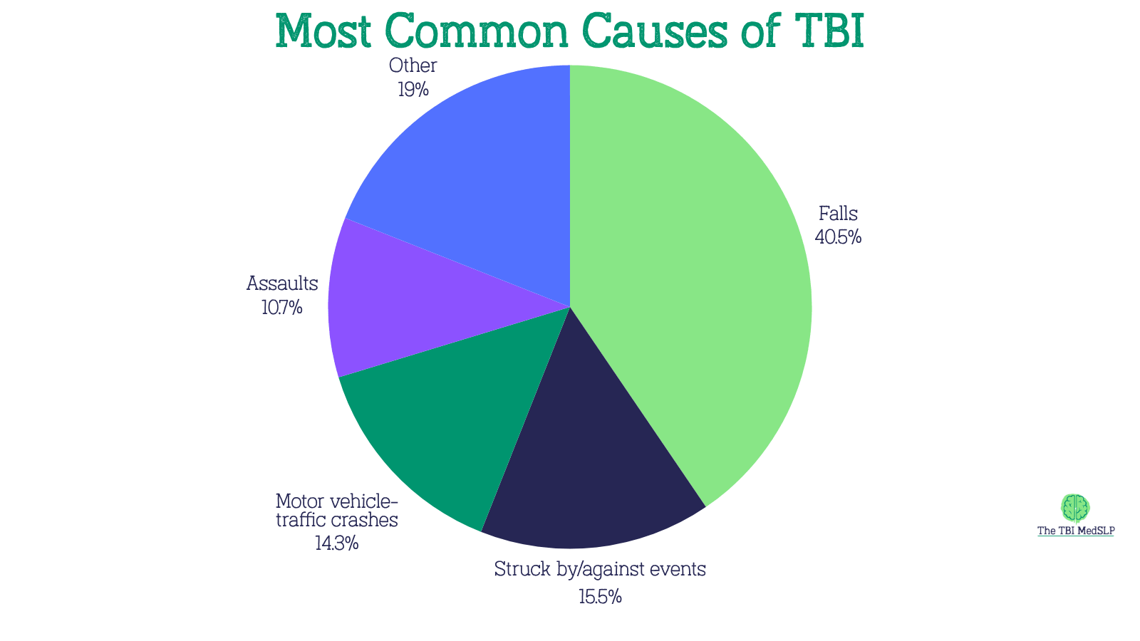 most common causes of traumatic brain injury in united states