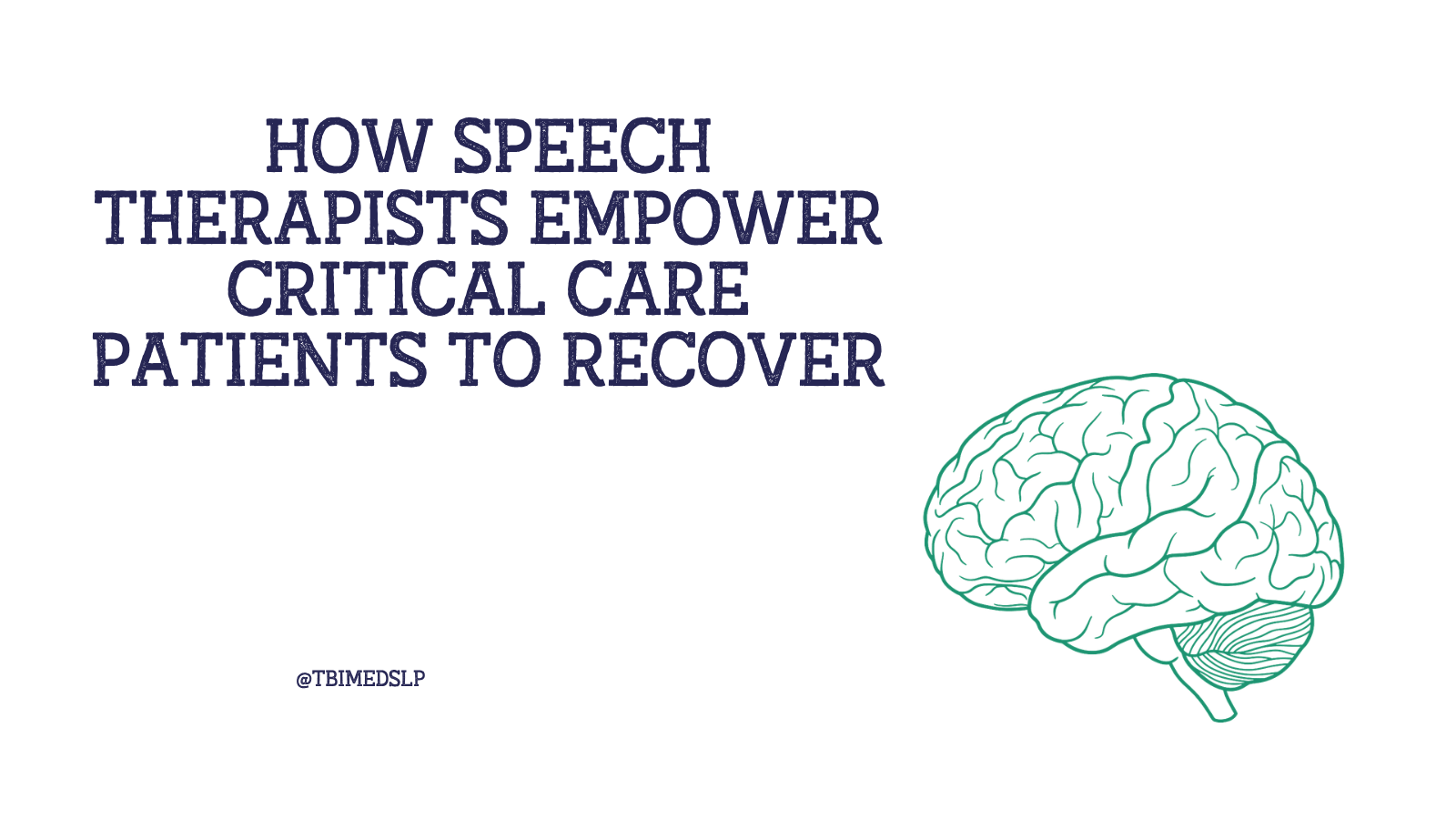speech therapy critical acute care