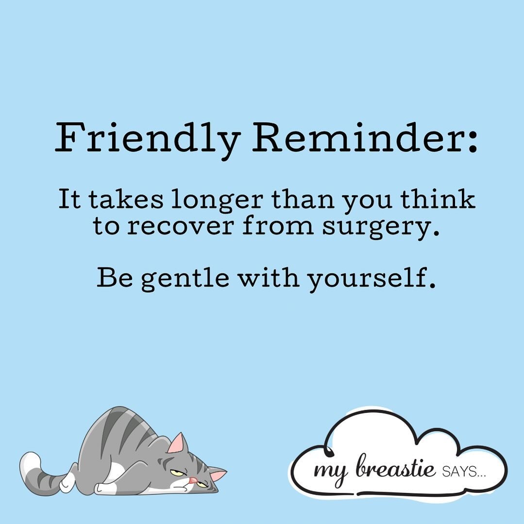 This goes out to all of my Type A, Get Sh*T done ladies!  I see you bc I am one of you!!! 
☁️
Unfortunately, this attitude that serves us really well in certain situations doesn&rsquo;t always help when recovering from surgery. 
In fact it often lead