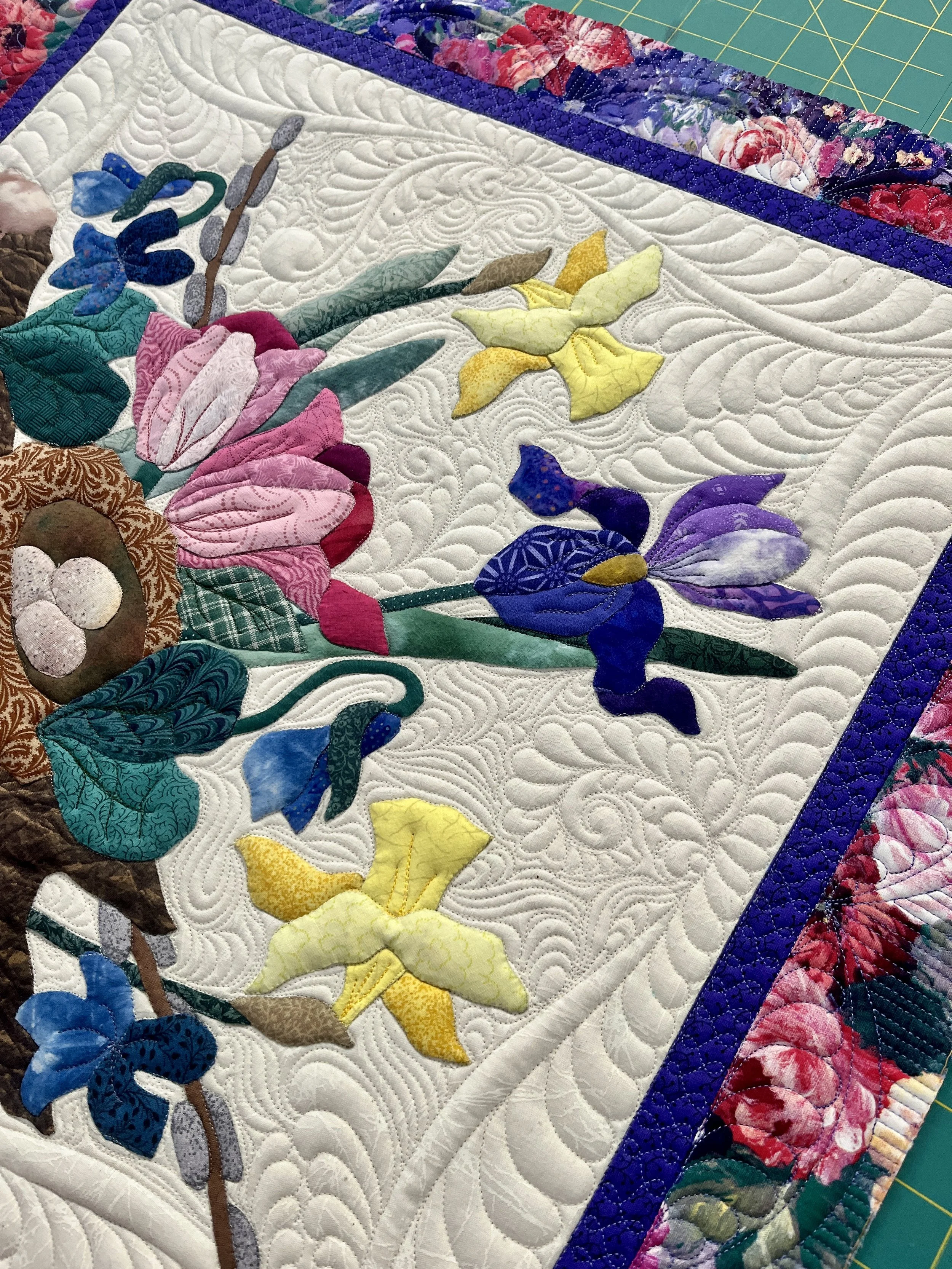 Quilting a Hand Appliqué Quilt