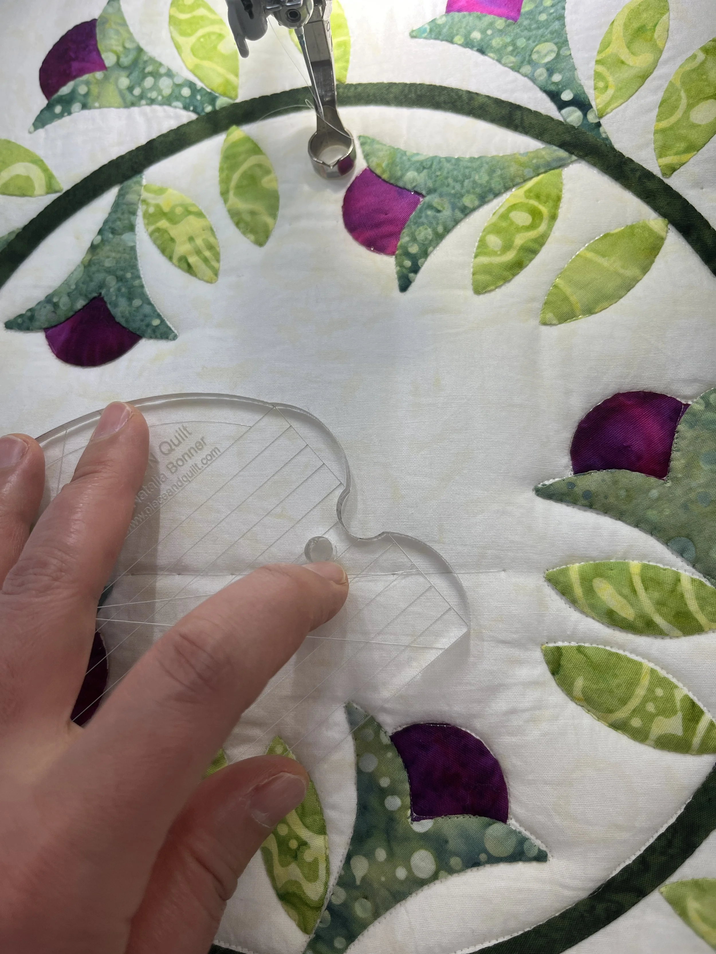 How to Stitch in the Ditch for Appliqué Quilts