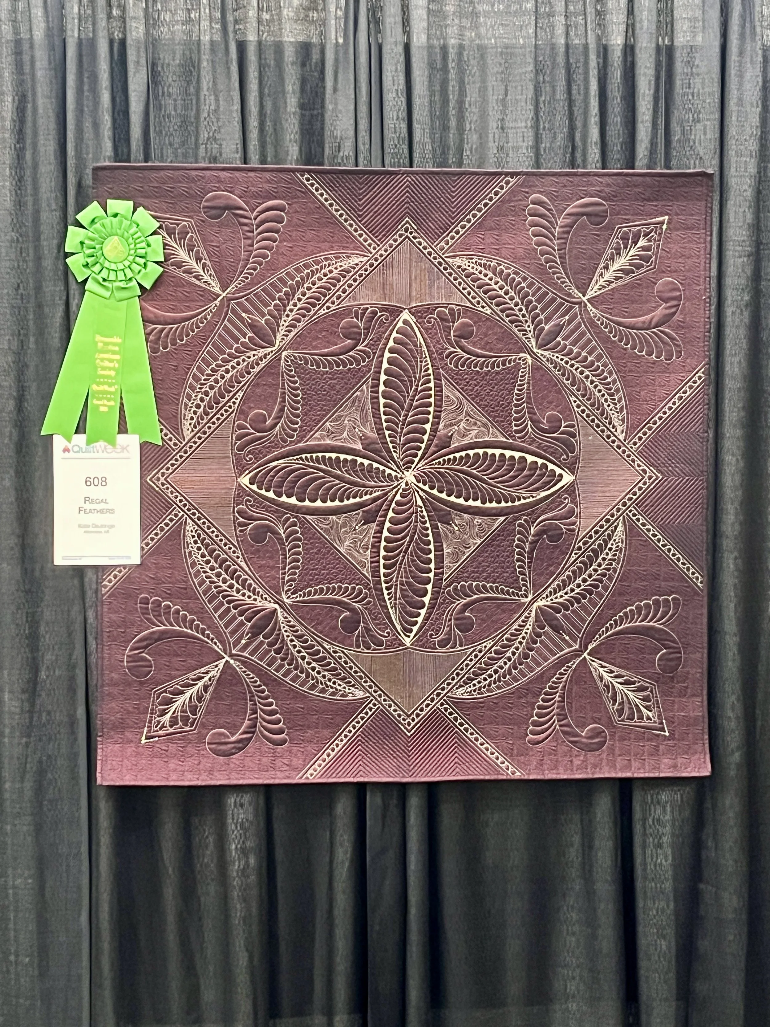 My First Quilt Show Experience: Winning an Honorable Mention at AQS Grand Rapids