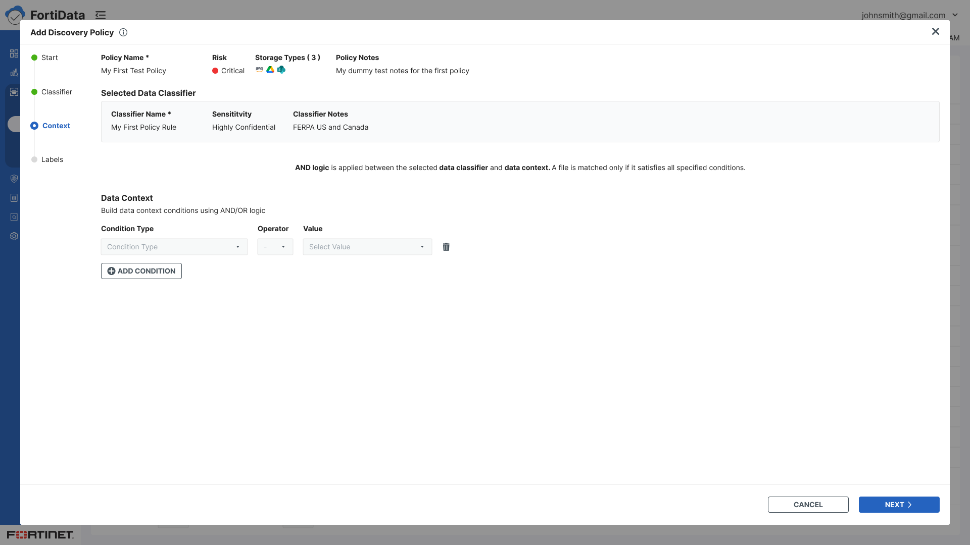 data context