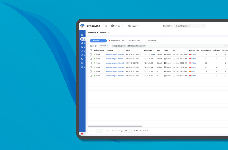 FortiDevice - Saved Queries Experience