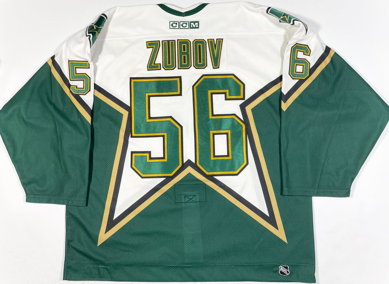 2003-04 Sergei Zubov Game Worn Dallas Stars Jersey.  Hockey