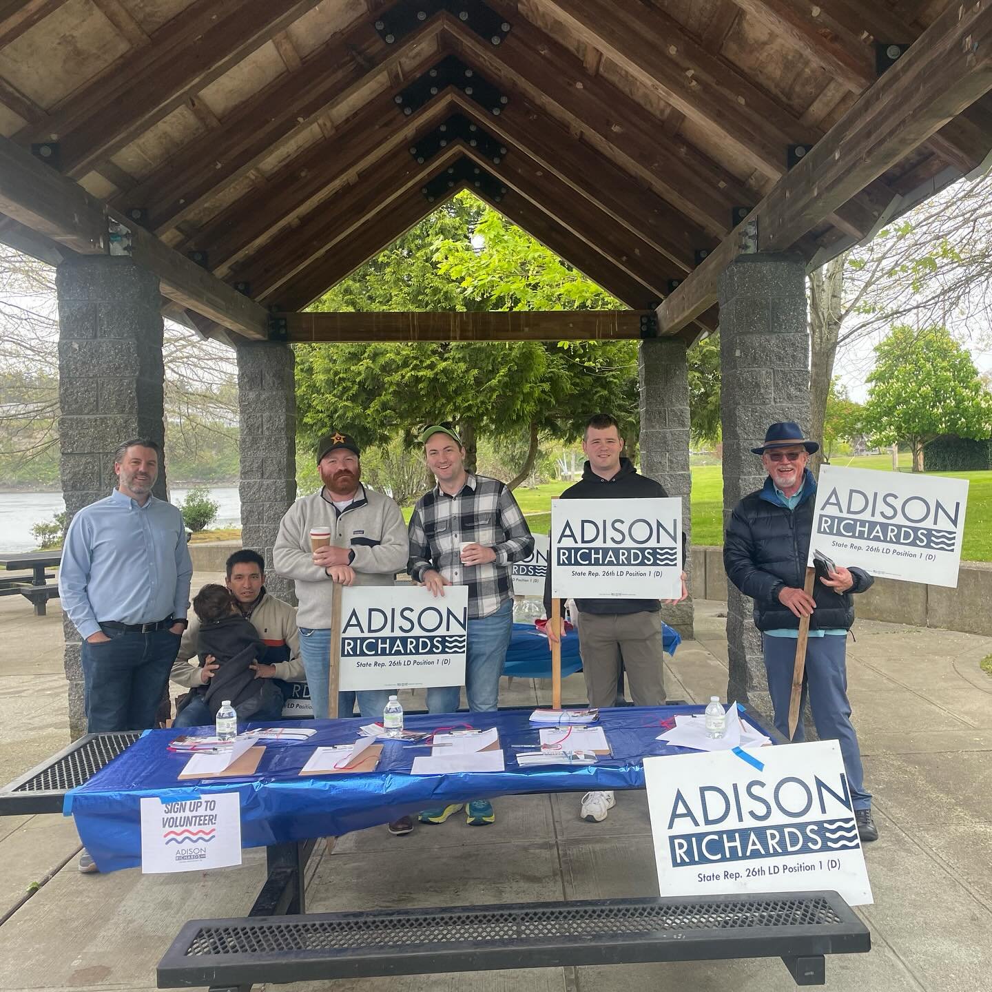 Kicked off a canvass in Bremerton, knocked on doors in Port Orchard, and spoke with the @youngdemskitsappen at the Gig Harbor Library. Also picked up some new books at @invitationbookshop on this Independent Bookstore Day!

We were all over the 26th 