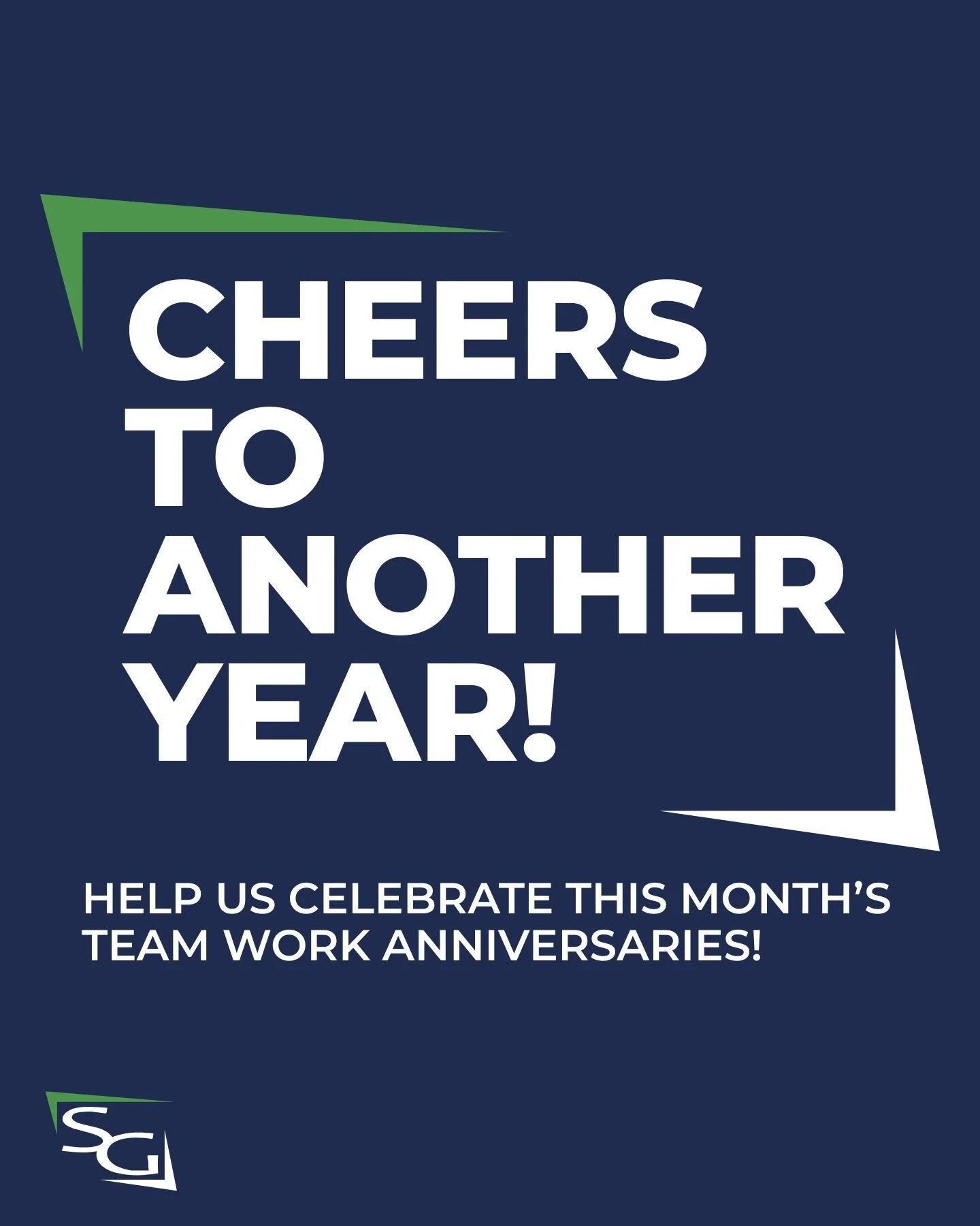 Cheers to another year at SGS!

This month, we're celebrating an incredible team member:
🎉Gwendolyn McDade is celebrating 2 years!
🎉Ricky Medina is celebrating 4 years!

We are so grateful for your dedication, passion, and the impact you make every