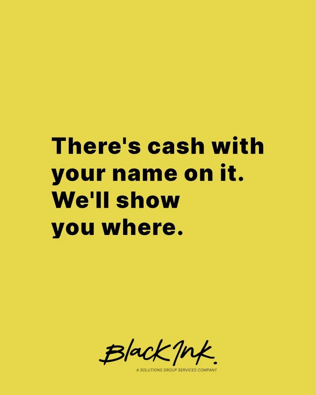 Everyone&rsquo;s talking about what&rsquo;s getting denied.

We&rsquo;re focused on what&rsquo;s getting missed.

Black Ink is the technology division of Solutions Group Services, built to show you how your revenue cycle is actually performing so you