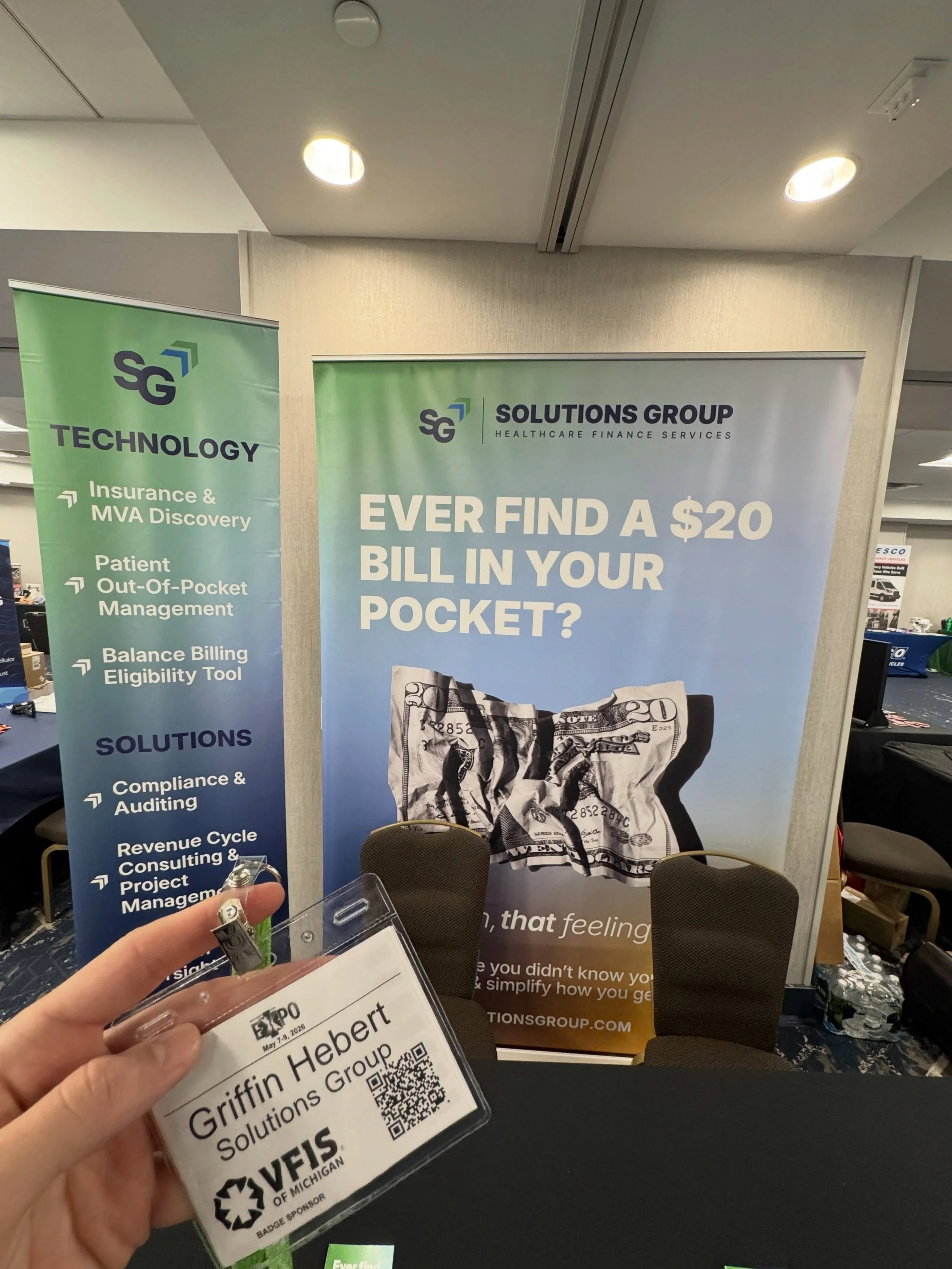 We&rsquo;re in Kalamazoo.

Griffin Hebert, Business Development Manager at Solutions Group Services, is representing SGS this week at the 2026 EMS Expo.

If you&rsquo;re attending, stop by the booth and say hello. We&rsquo;d love to connect, talk sho