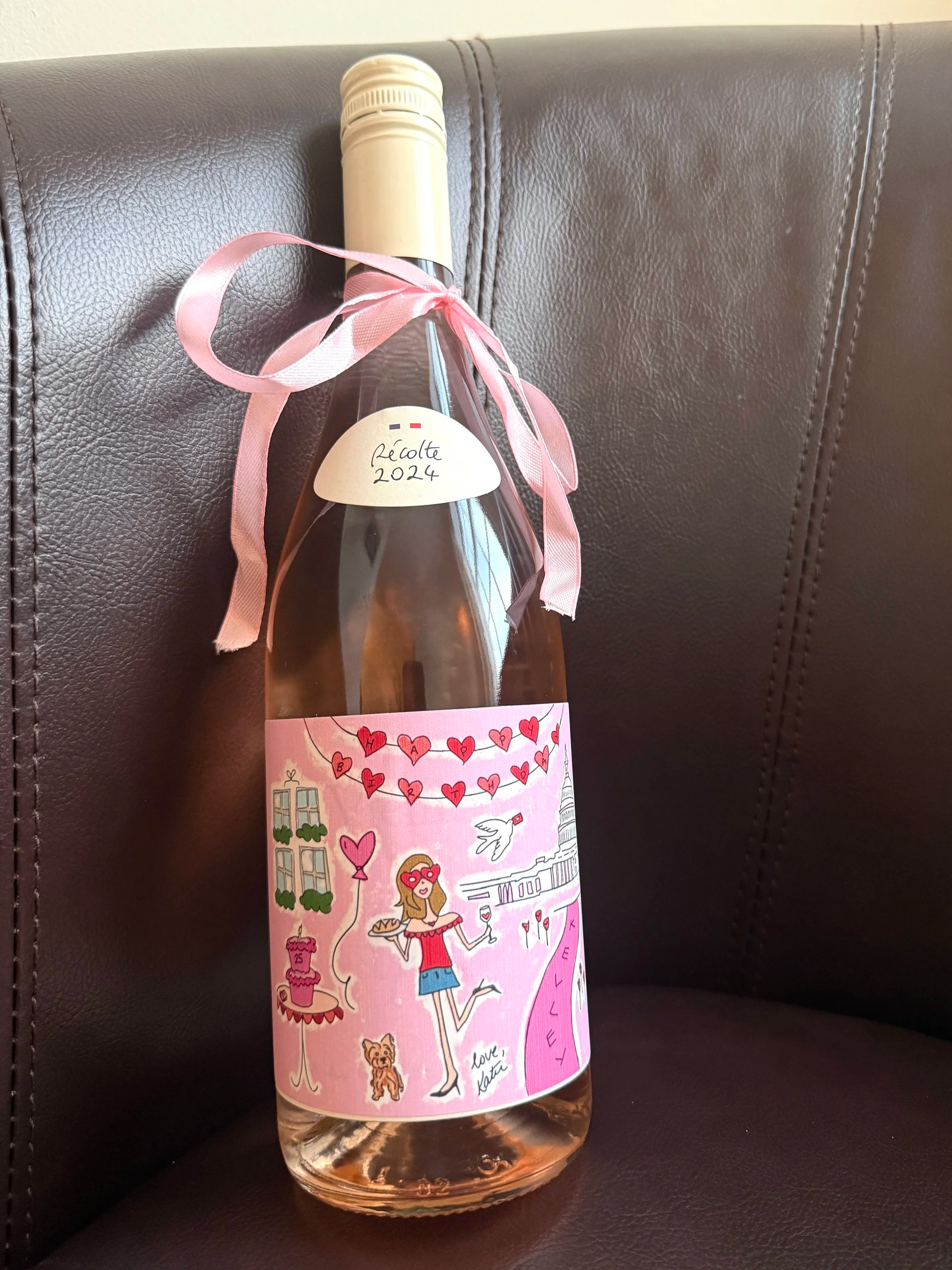 Wine Label Illustration