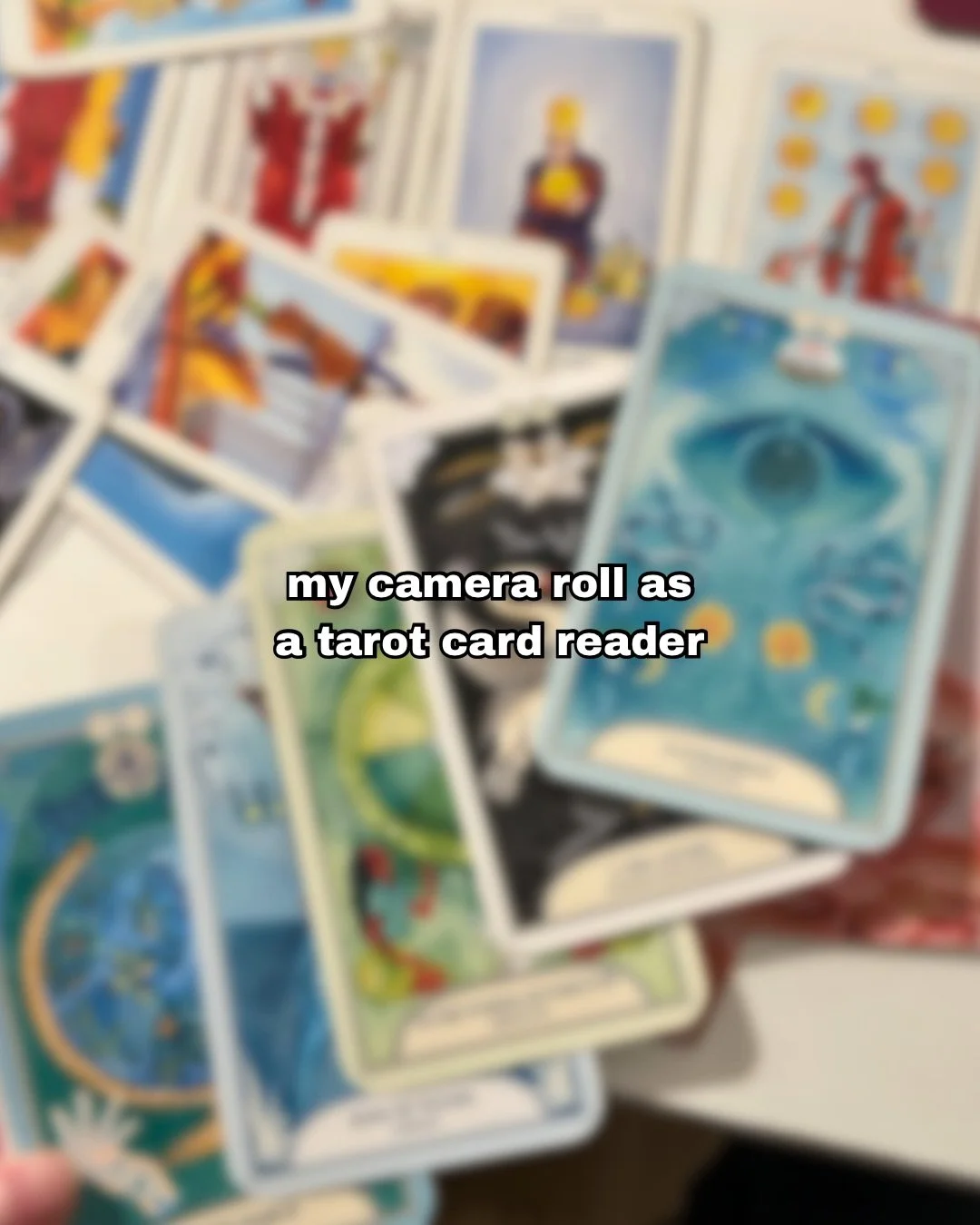 a tarot reader&rsquo;s camera roll 🃏📸&clubs;️👑🔮🎲 #tarot #tarotcards #tarotreaders #cameraroll
