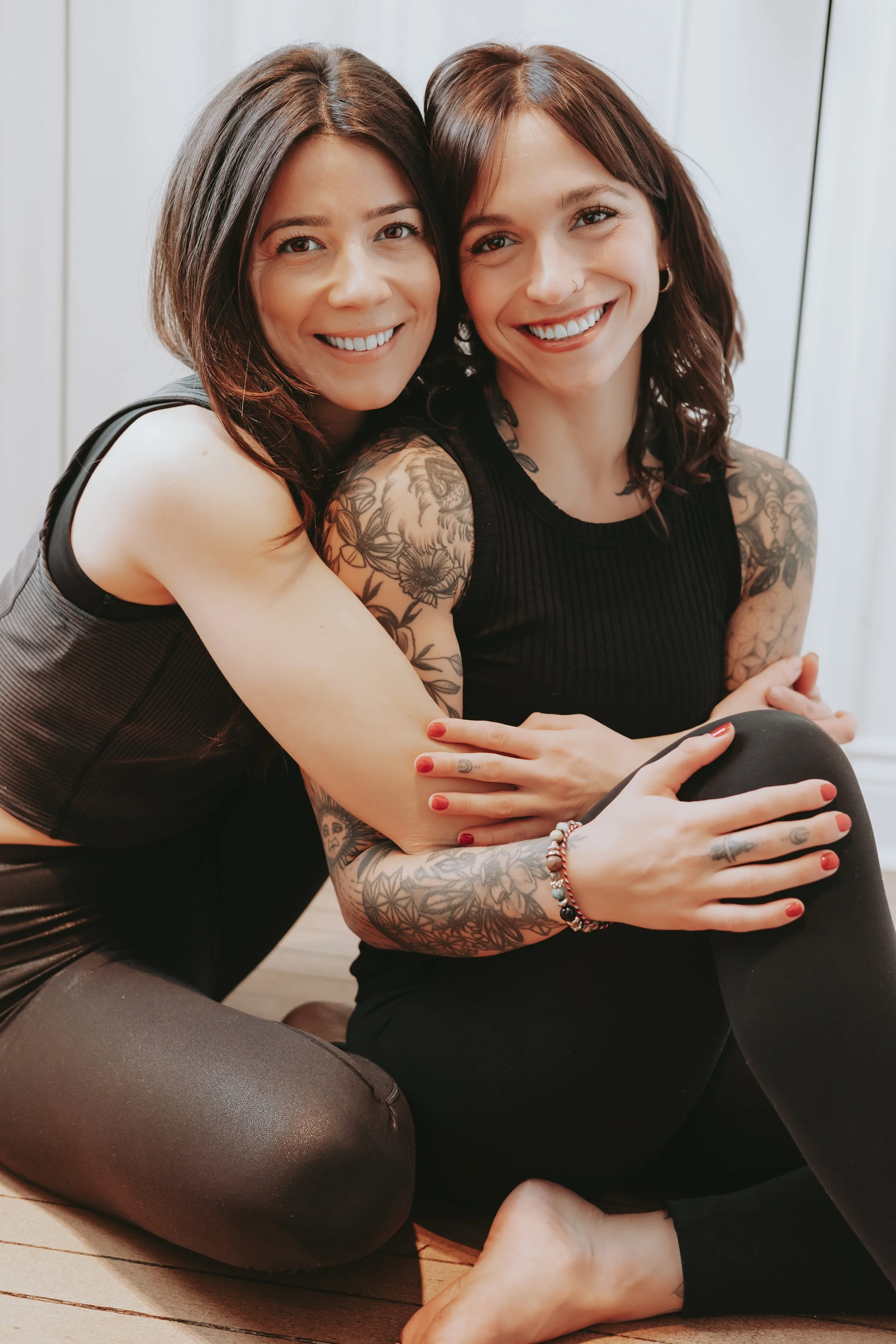 Isabelle Kramer and Gabriela Drew, dedicated Ashtanga Yoga Teachers in the Montreal and Vaudreuil area.