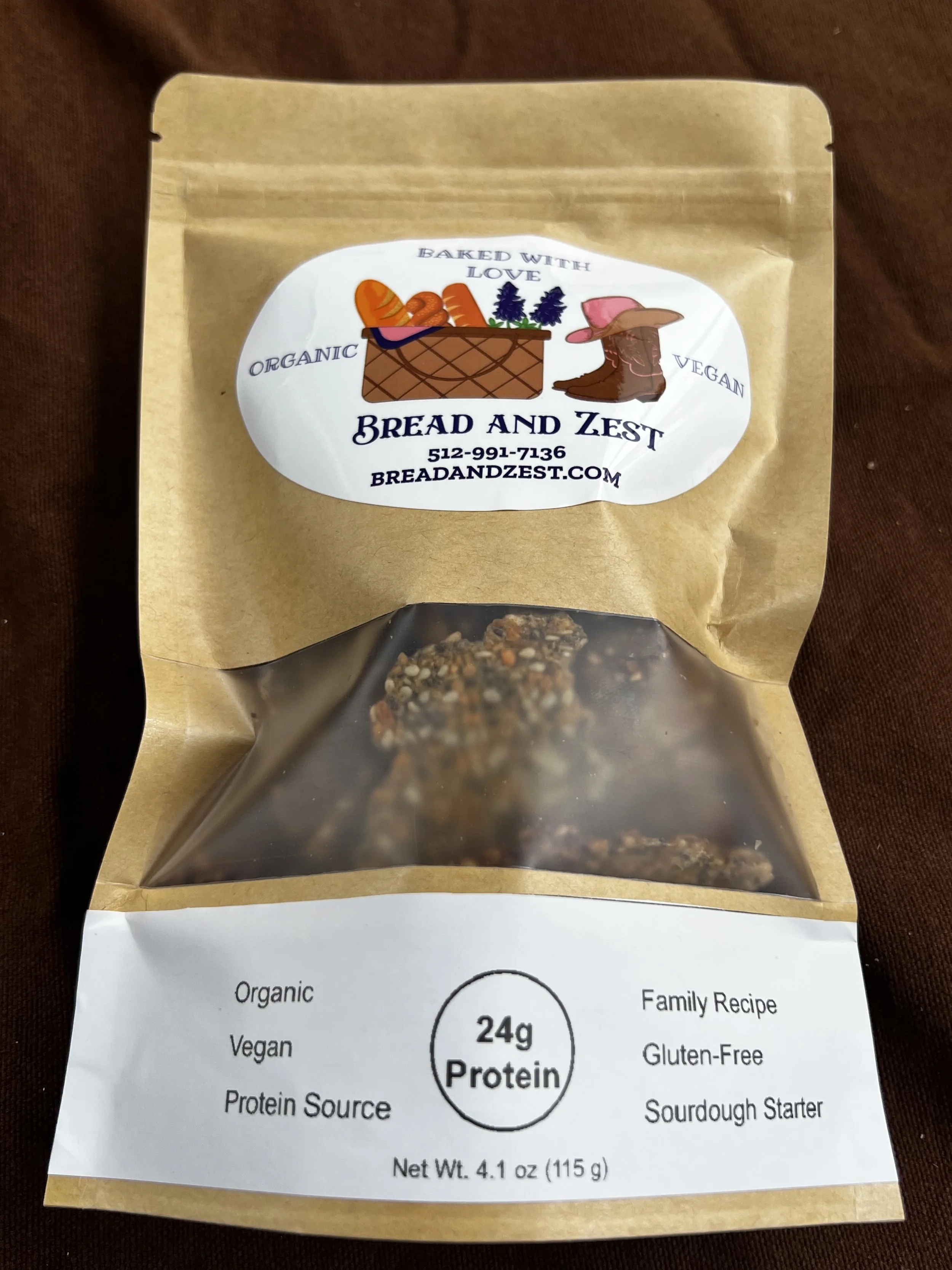 Gluten-free Sourdough Crackers Lightly Salted