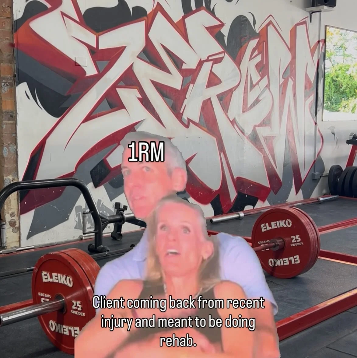 Don&rsquo;t cheat on your rehab&hellip;. Please.

If you don&rsquo;t get this reference, search up the CEO having an affair at the Coldplay concert. 

It&rsquo;s almost as embarrassing as actually going to a Coldplay concert.

#powerlifting #rehab #p