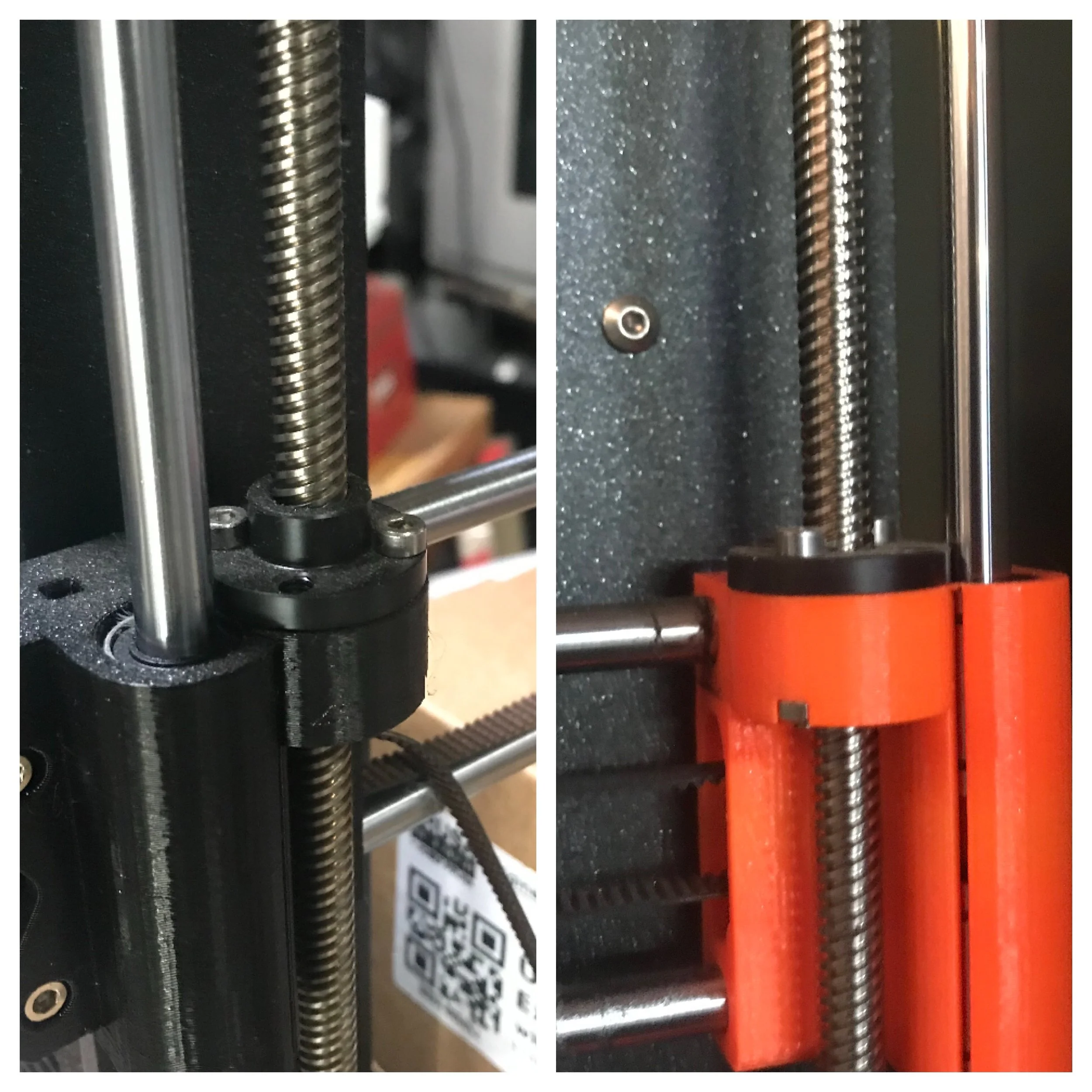 Incorrectly oriented "trap nuts" might work, but it's wrong, and every printer that earns our sticker leaves the shop right.