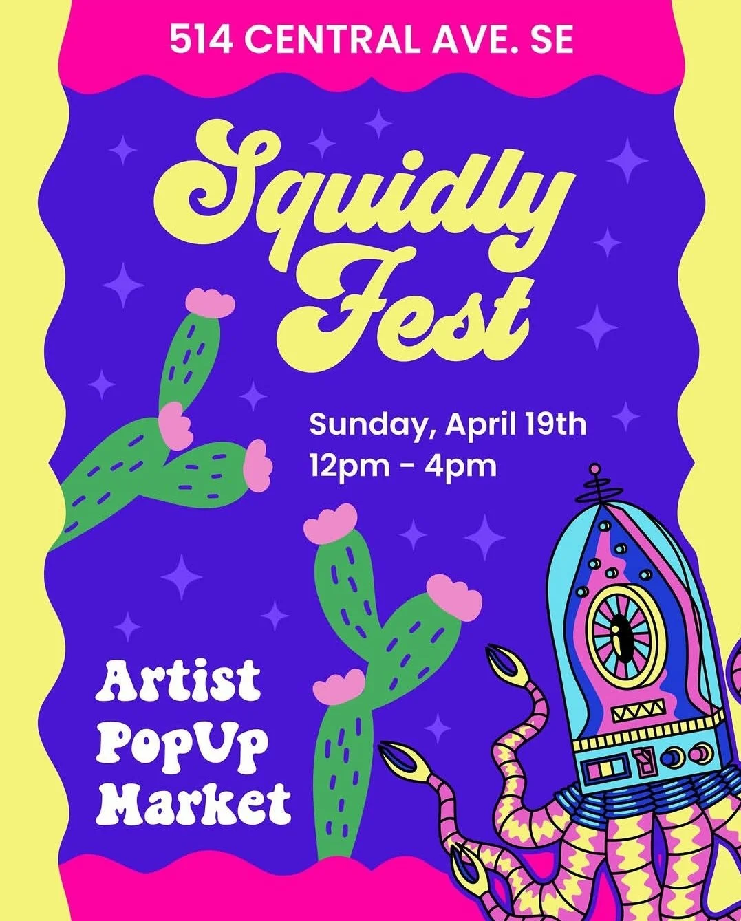 Squidly Fest- Artist Pop-up Market 