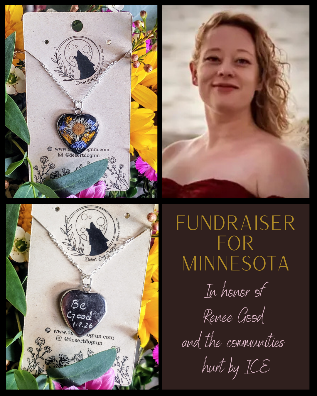 Be Good Necklace-Minnesota Fundraiser- ICE Out!