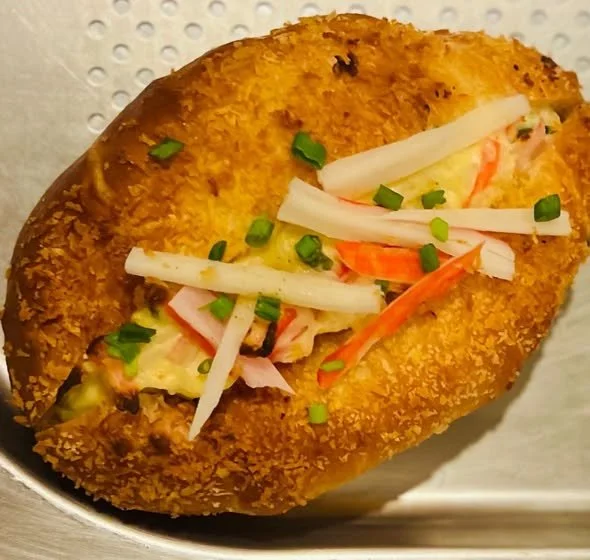 Salt bread with fillings
