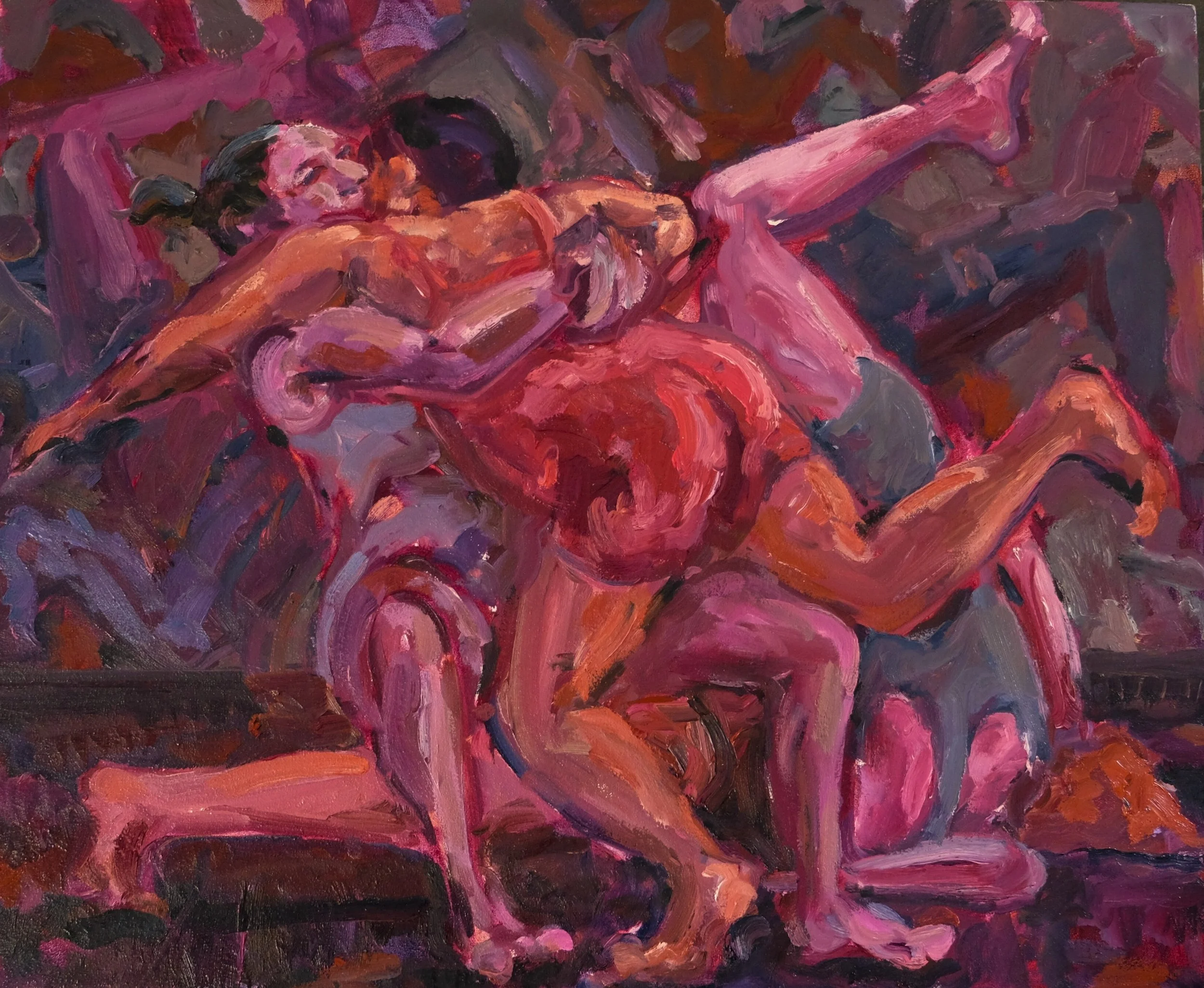 Sweep, 2026, Oil on Canvas, 65cm x 80cm