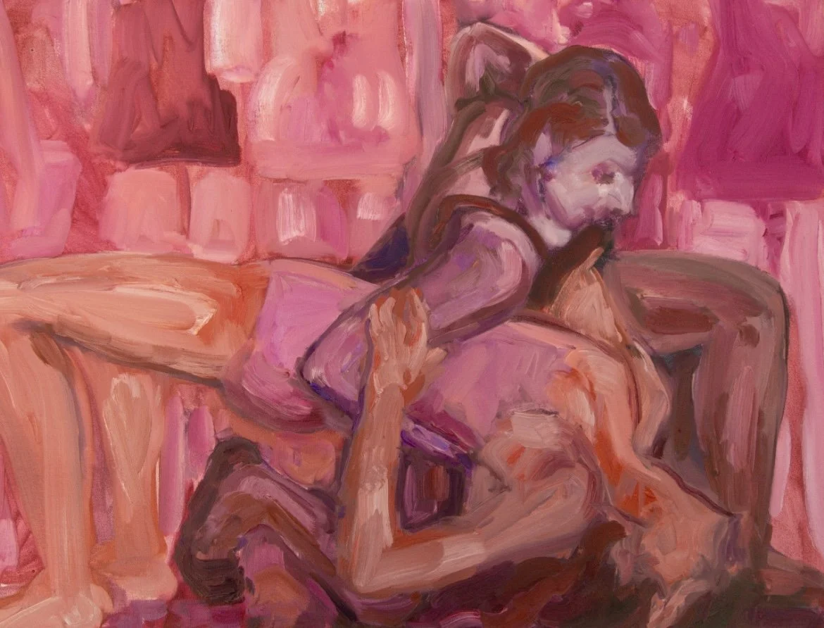 Honey Razor, 2025, Oil on canvas, 60cm x 80cm