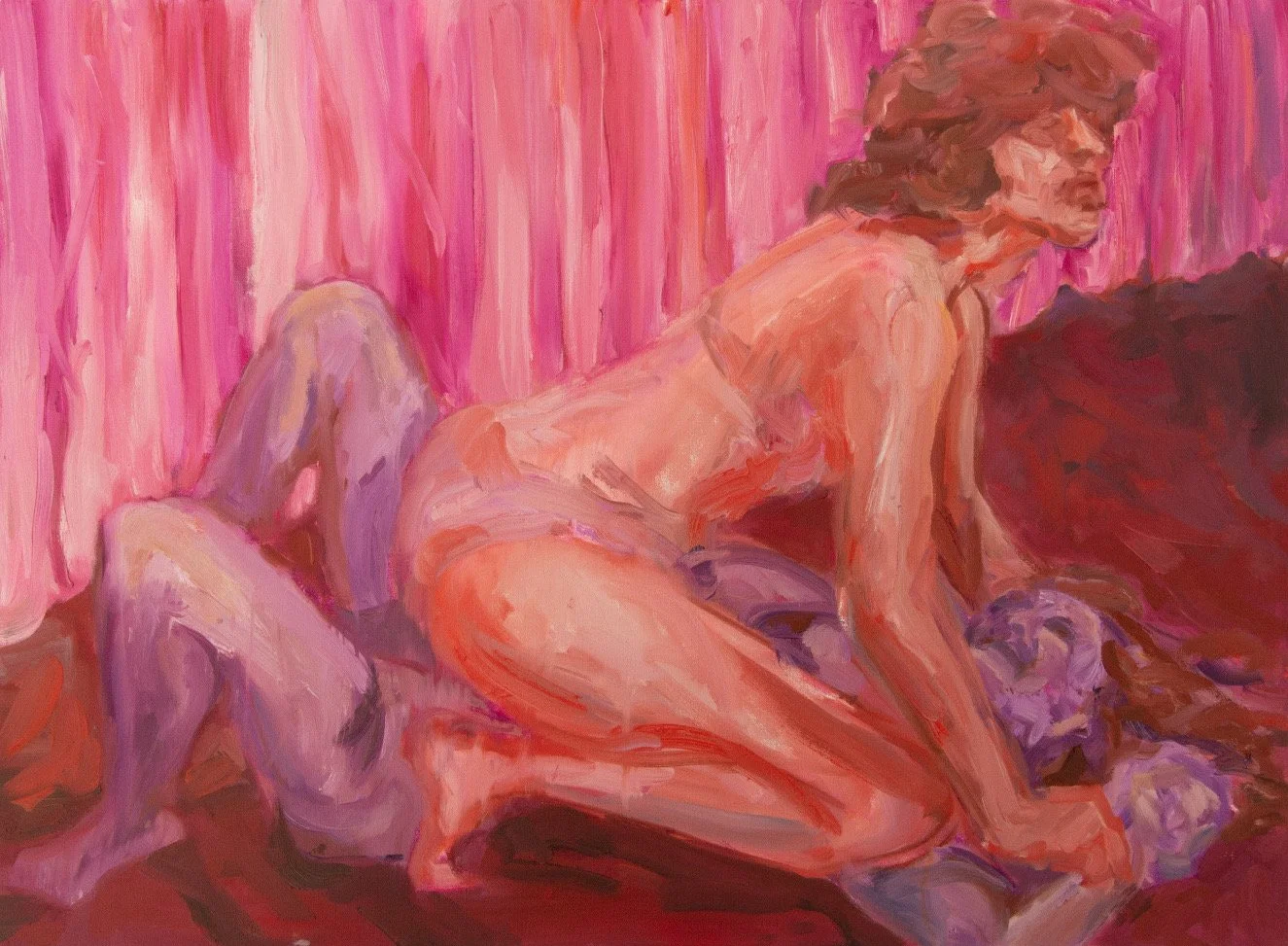 Lilac Wine, 2025, Oil on Canvas, 60cm x 80cm