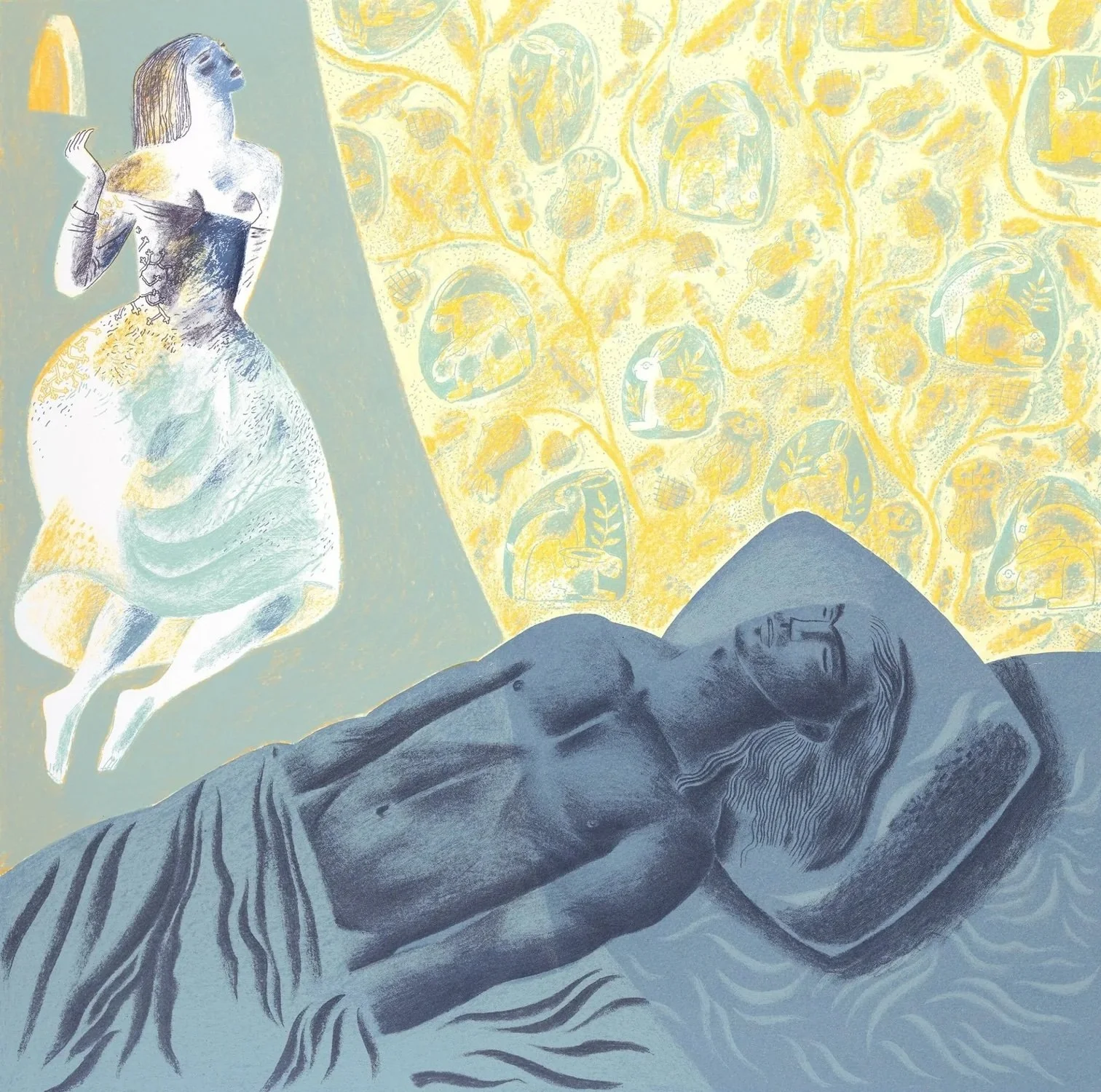 The Temptations - Clive Hicks Jenkins, Screenprint