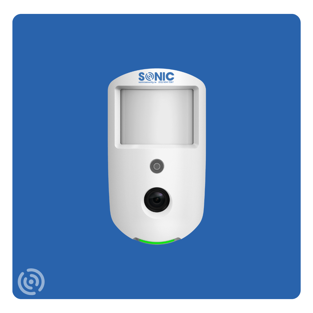 Sonic wireless indoor motion camera installation protecting a residential property in Dublin.