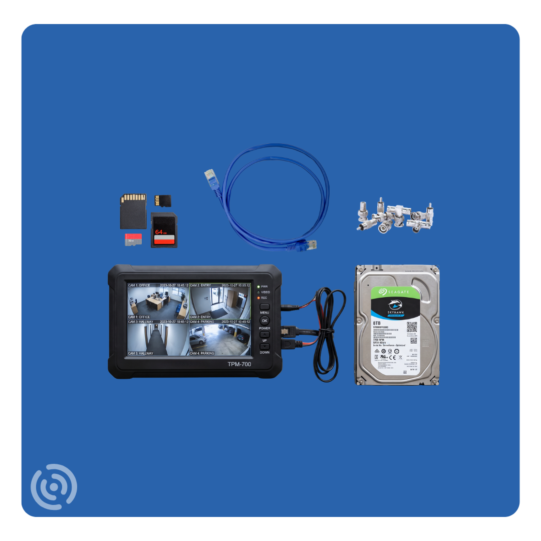 CCTV repair equipment for serving and repairing home cctv systems in dublin