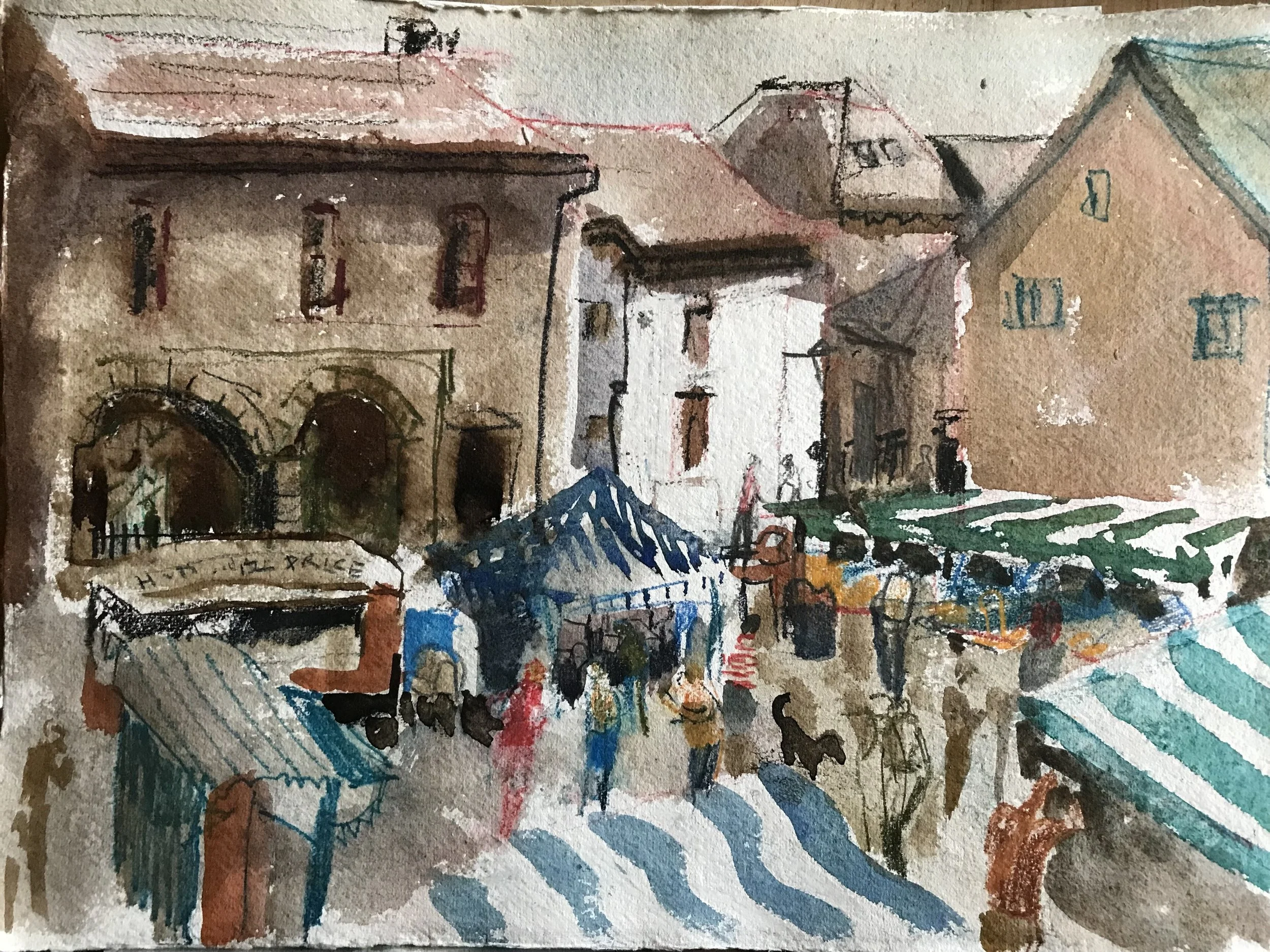 Thursday Market No I, Hay on Wye