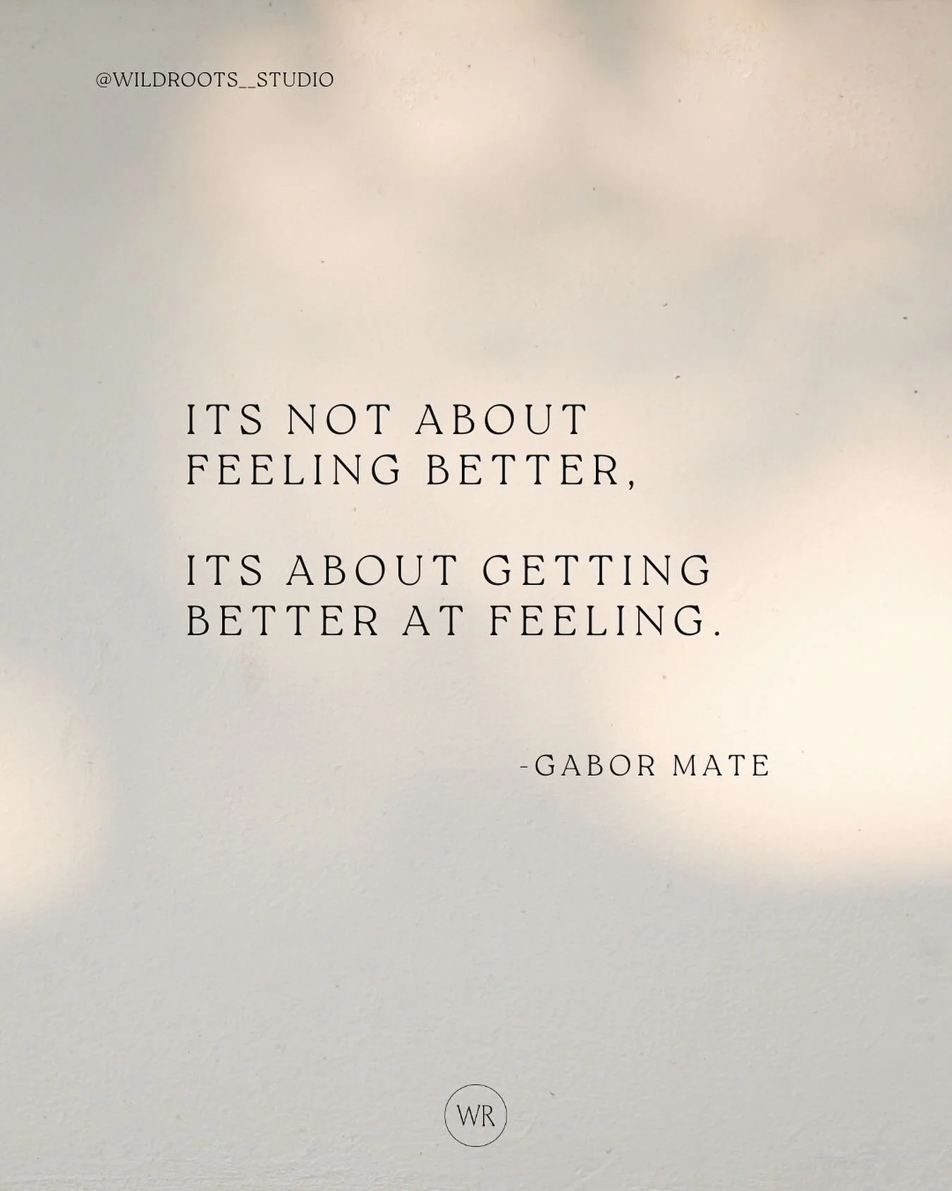 What if presence is the real practice?
Not changing what you feel,
but meeting it with curiosity,
with breath, with compassion.

#wildrootsstudio #mindfulmovement #embodiedmovement #gabormate
