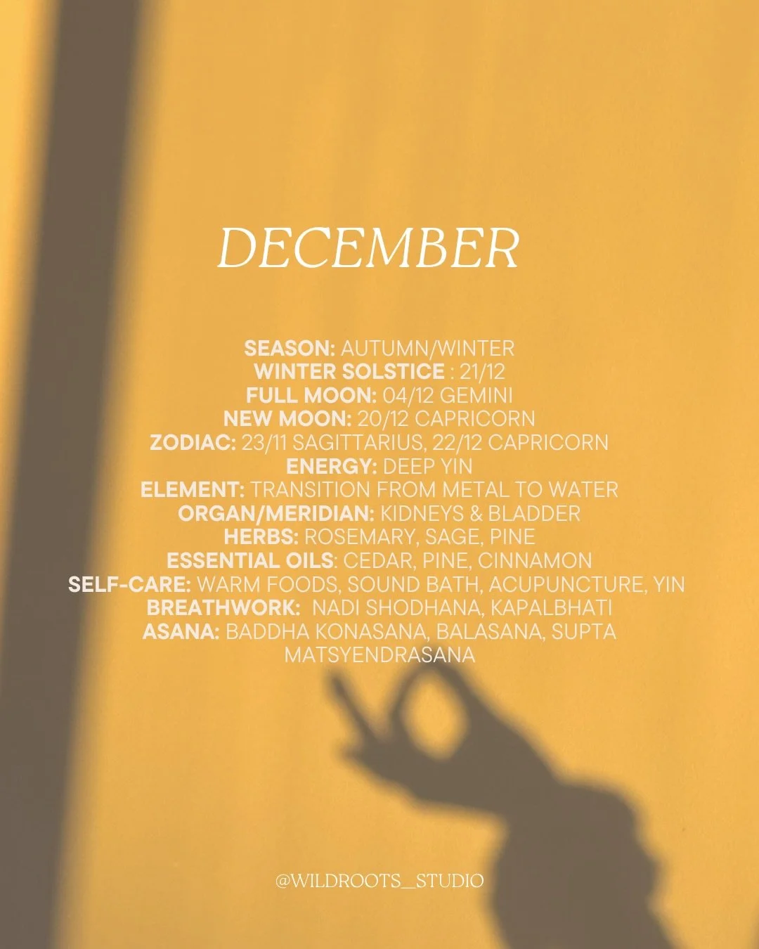 December&hellip; Our intention for this final month of the year is presence - to savour each moment of this season without rushing ahead to what comes next, just to be here now.  The cosy days, the sparkly lights, the warm drinks, &amp; cuddles with 