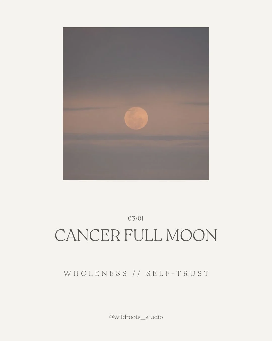 Under the Cancer full moon, we&rsquo;re invited to slow down and come back to ourselves. 

This moon is closer to the Earth, brighter in the sky, and more deeply felt in the body. Emotions may sit closer to the surface, intuition a little louder. Rat