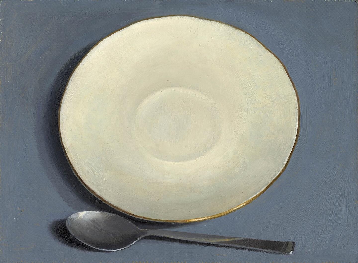 2020
Dish and Spoon
Oil on canvas laid on panel 
21.5 x 29 cm

#stilllifepainting #oilpainting #dish #spoon