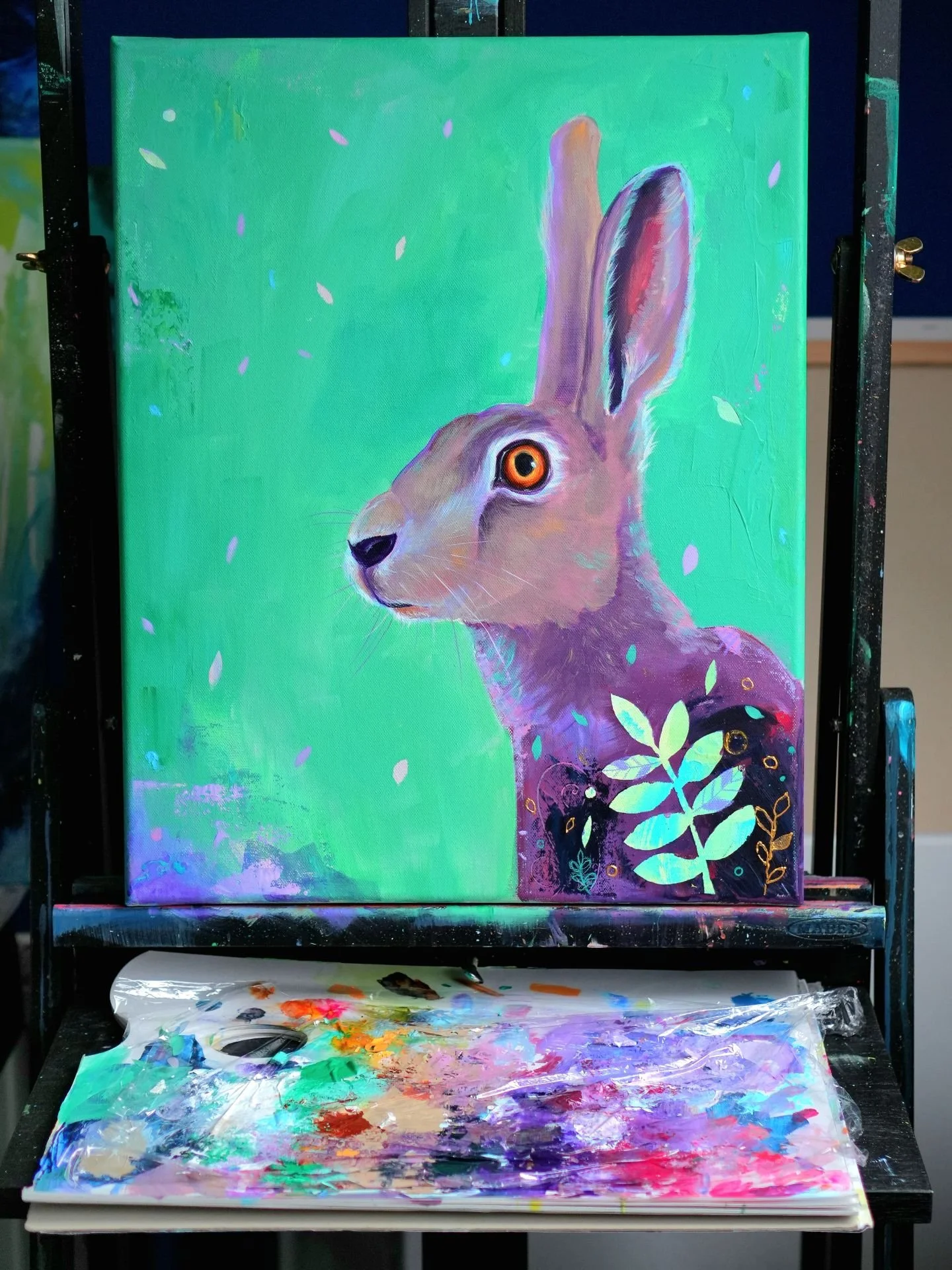 Feldhase | Acryl 40x50cm