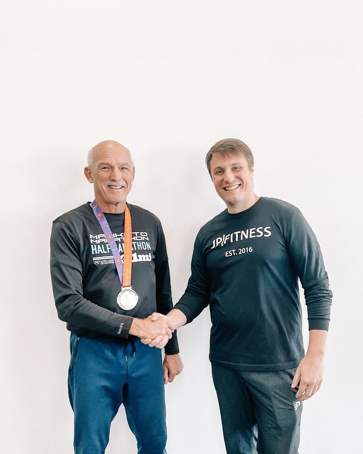 Today marks the end a two year training journey between our manager Chris and one of our members, Mark! Mark joined JP Fitness in spring of 2022 with a goal to train for the NYC marathon in the fall of 2023. It&rsquo;s been a long and amazing journey