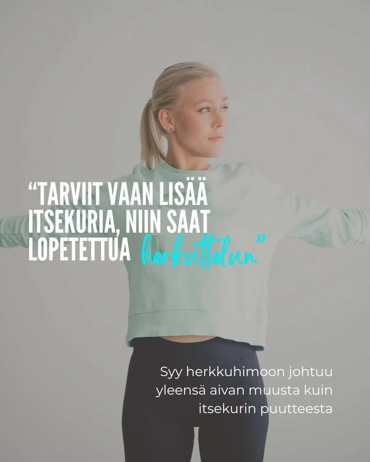 Kuinka moni on joskus ajatellu ettei meill&auml; oo riitt&auml;v&auml;sti itsekuria, kun ei saada lopetettua tai v&auml;hennetty&auml; jatkuvaa herkuttelua? 

M&auml; ainakin ennen omaa el&auml;m&auml;ntapamuutosta ajattelin, ett&auml; mun tarvii vaa