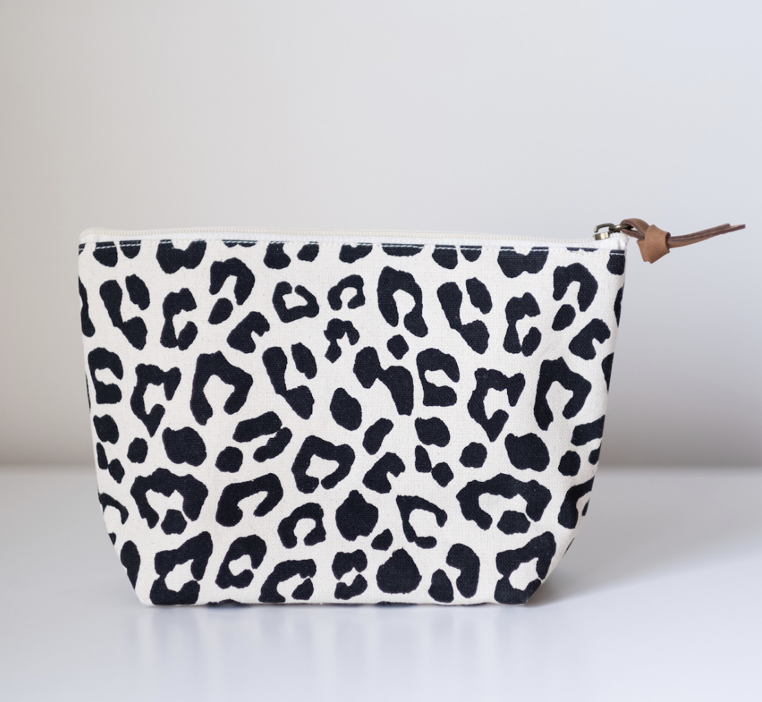 The Urban Thread — Leopard Print Cosmetic Bag