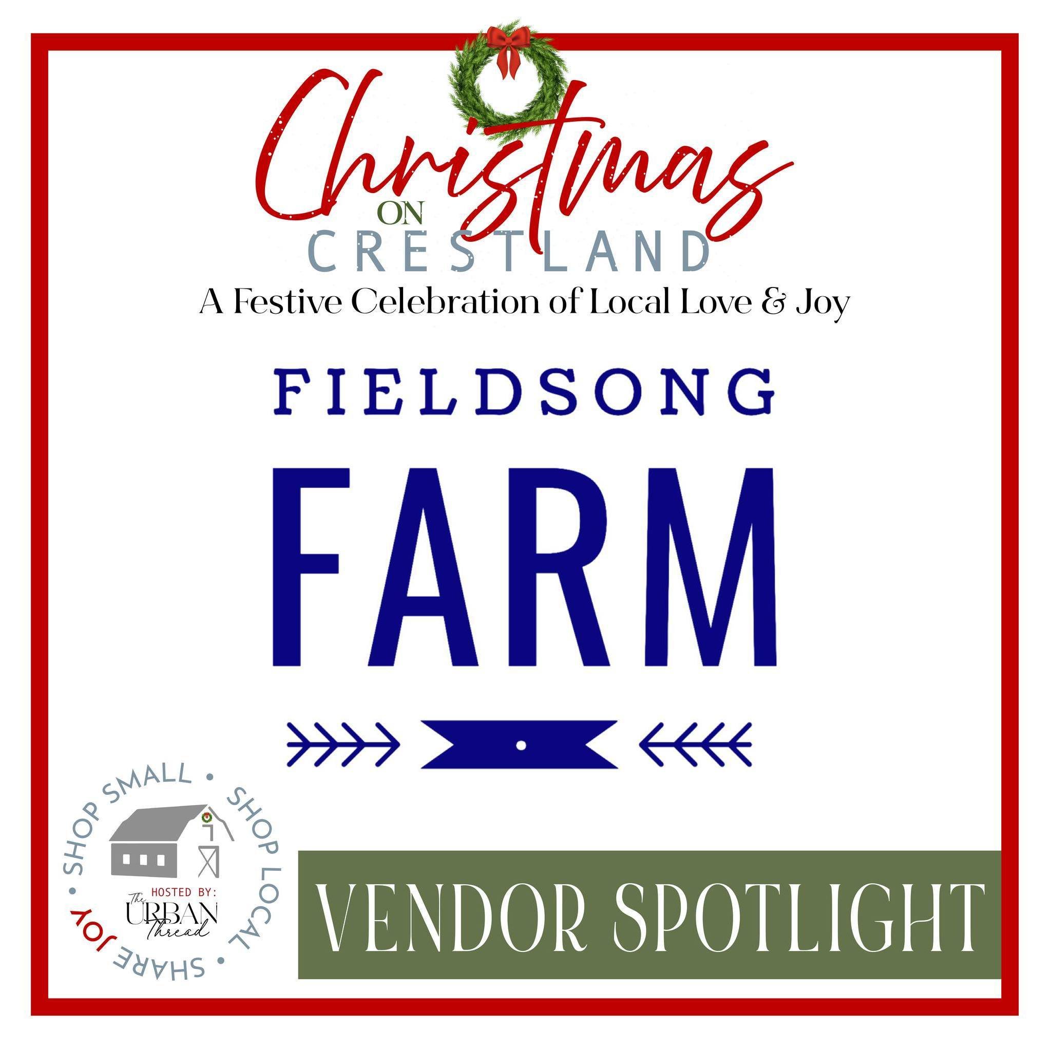 🌟 Vendor Spotlight: Fieldsong Farm 🌟

Discover the heart of fresh, natural living with Fieldsong Farm, where community, sustainability, and flavor come together in every product and experience.

✨ About Fieldsong Farm:
Founded in 2013, Fieldsong Fa