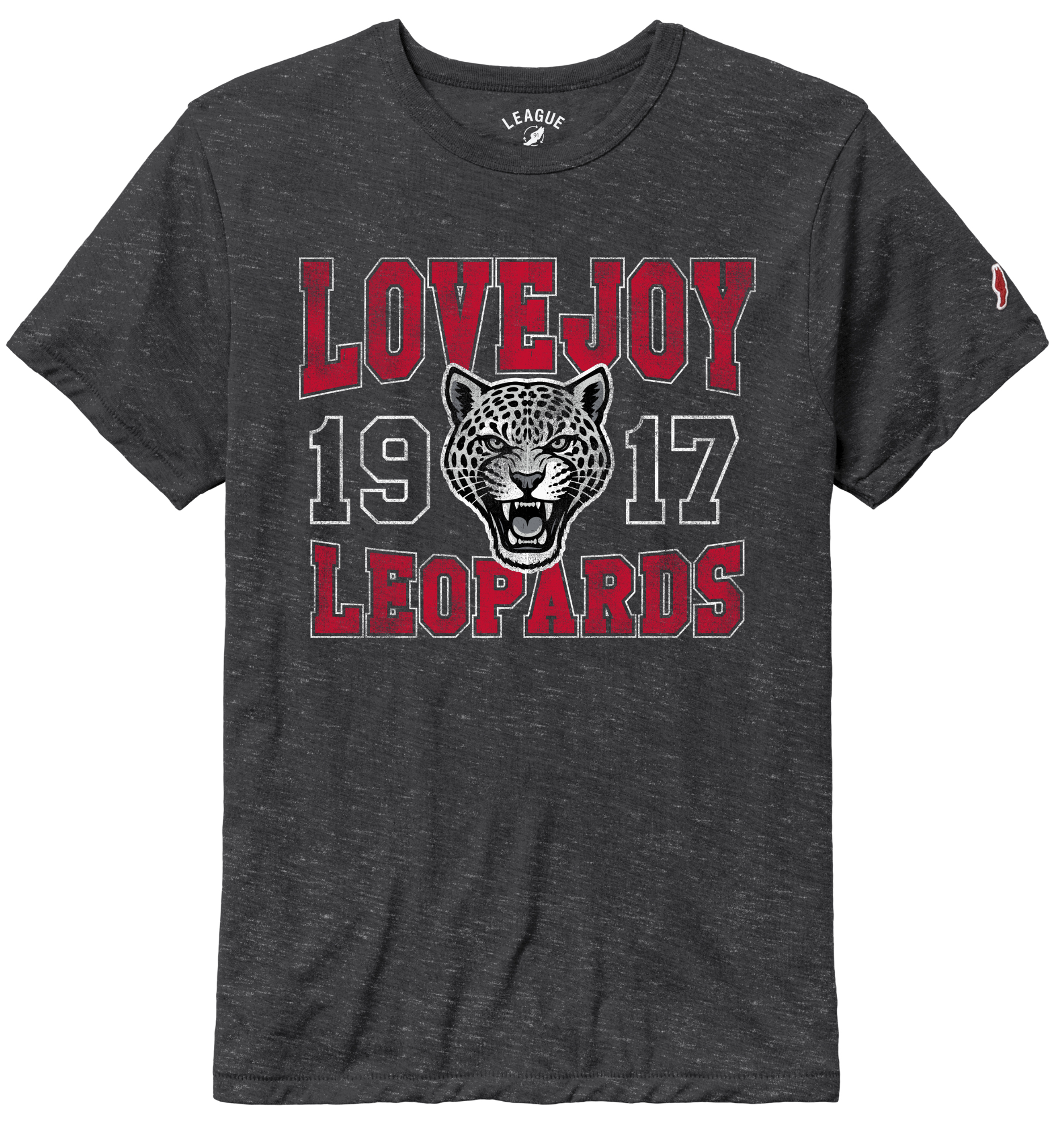 Lovejoy 1917 Leopards Legacy Tri-Blend Tee