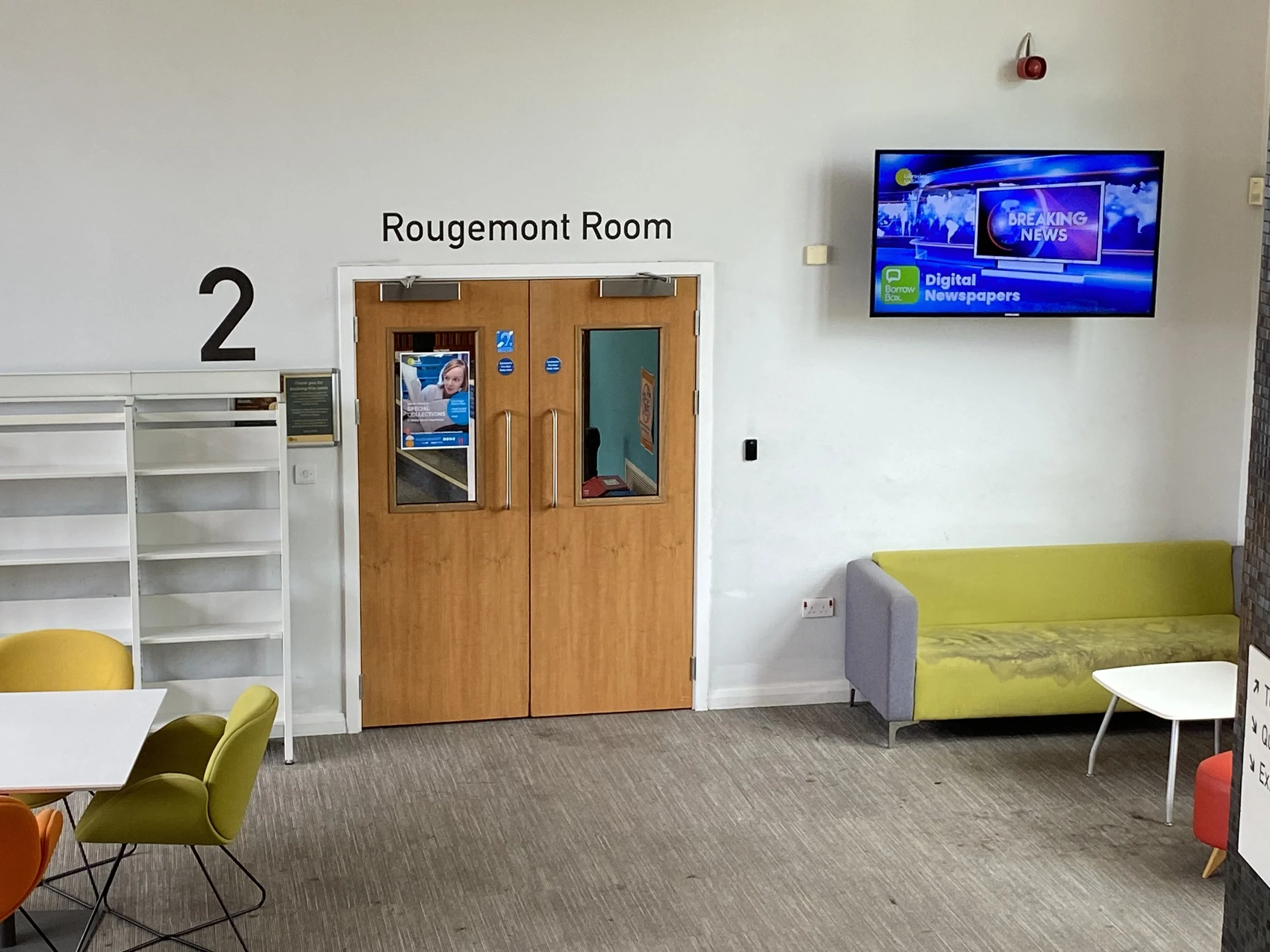 Open Doors: Exeter Library — Through the Bookshelf